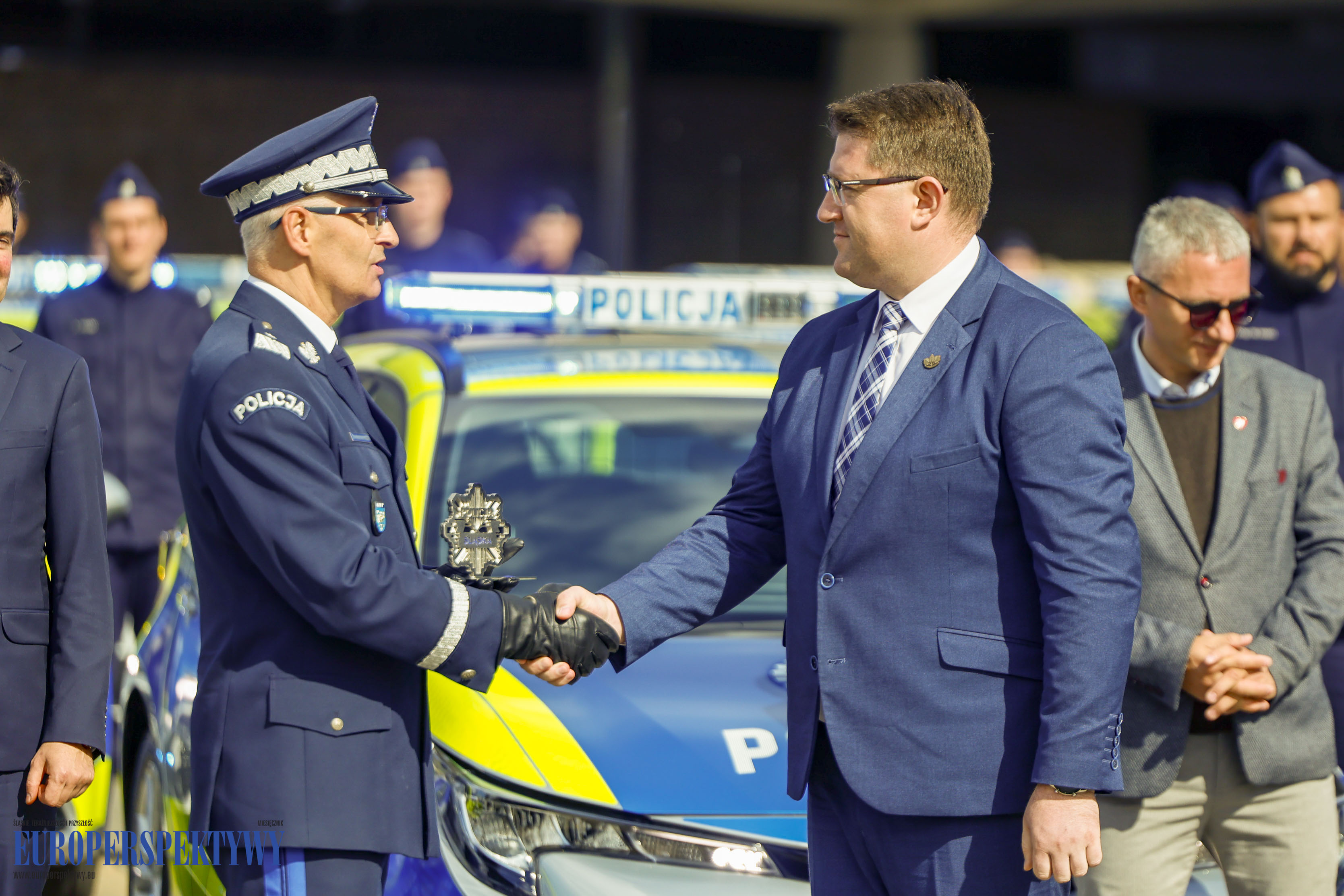 Europerspektywy Uroczyste przekazanie radiowozów