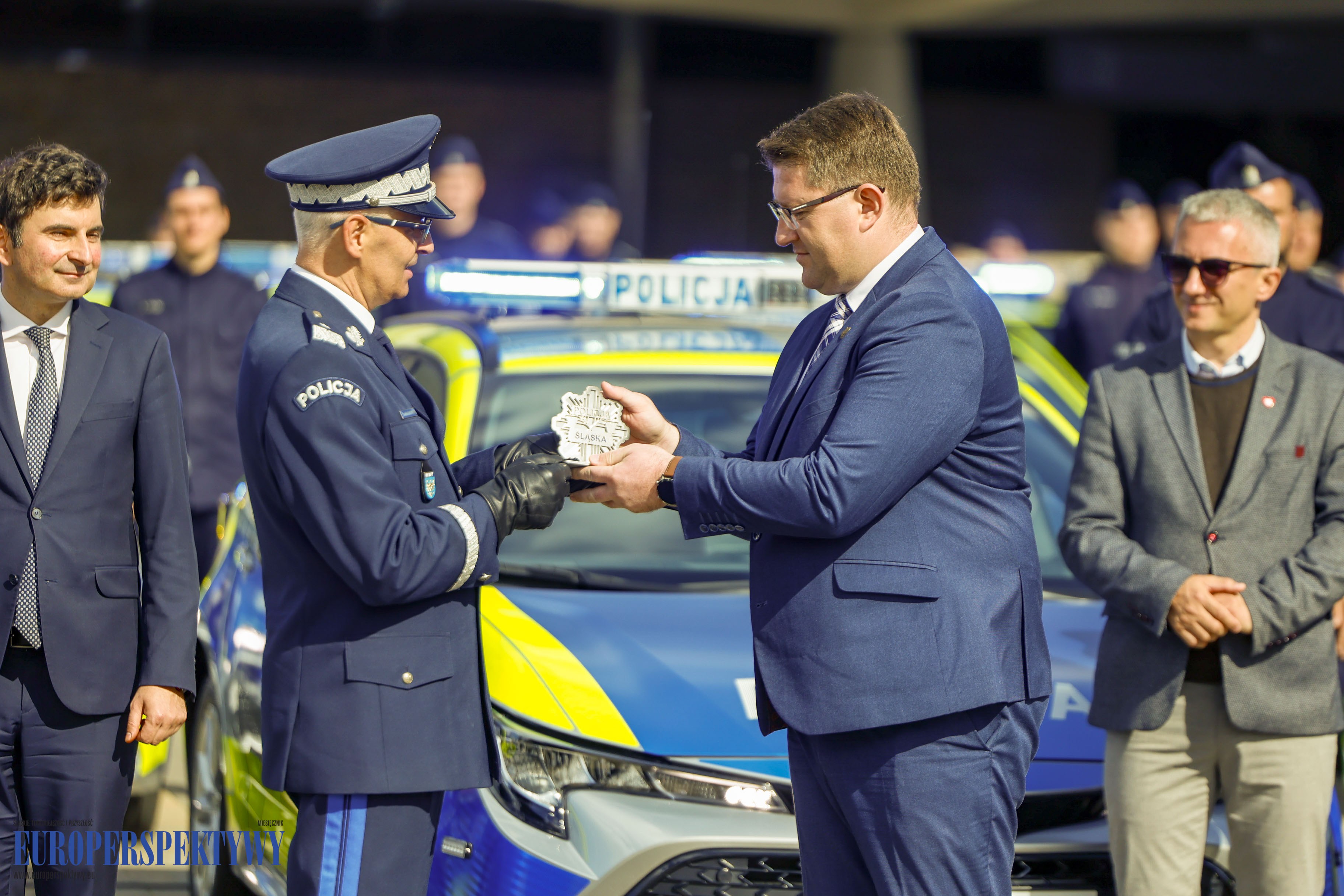 Europerspektywy Uroczyste przekazanie radiowozów