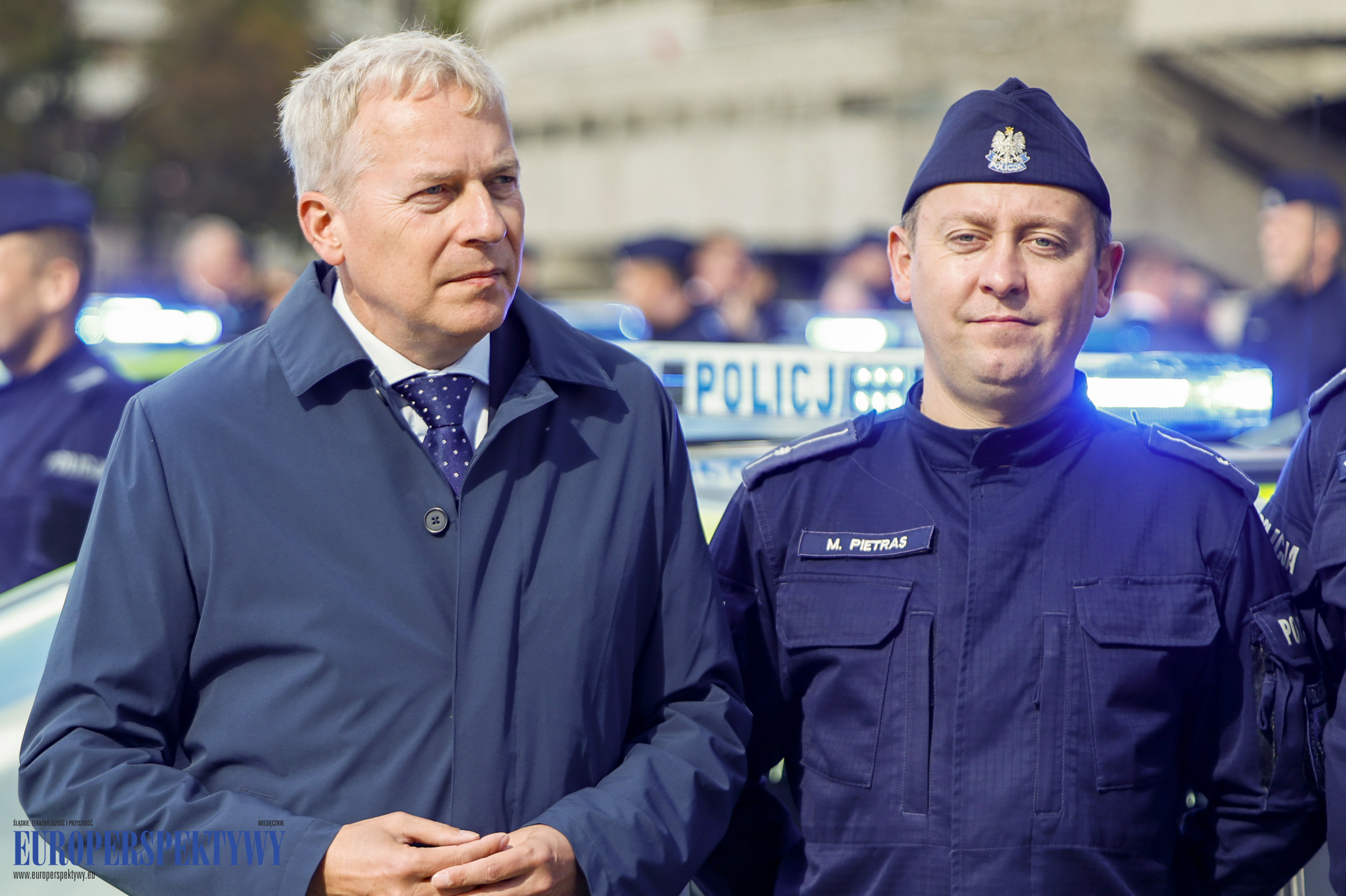 Europerspektywy Uroczyste przekazanie radiowozów