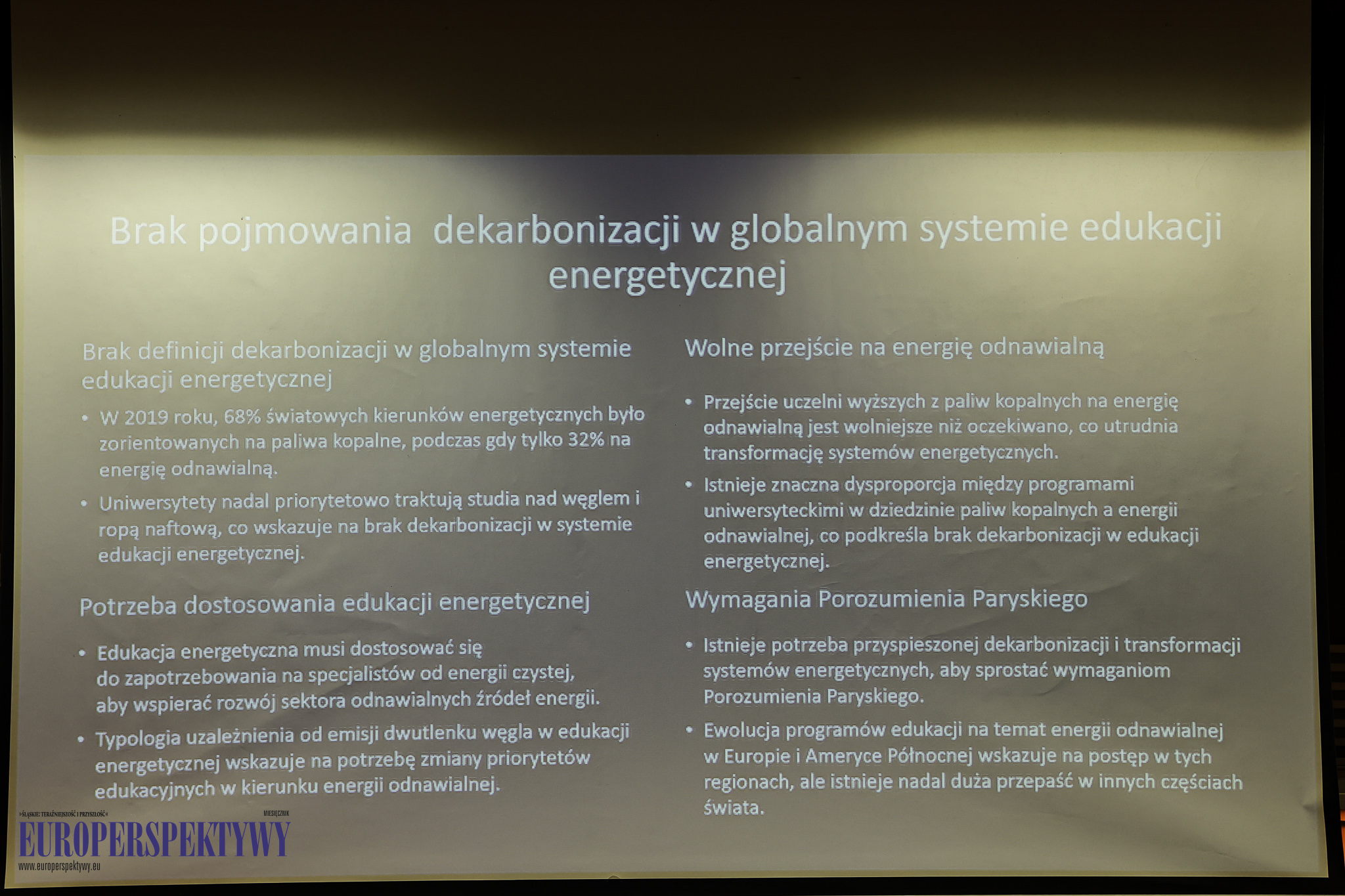 Europerspektywy Inauguracja Roku Akademickiego - Uniwersytet Ekonomiczny w Katowicach