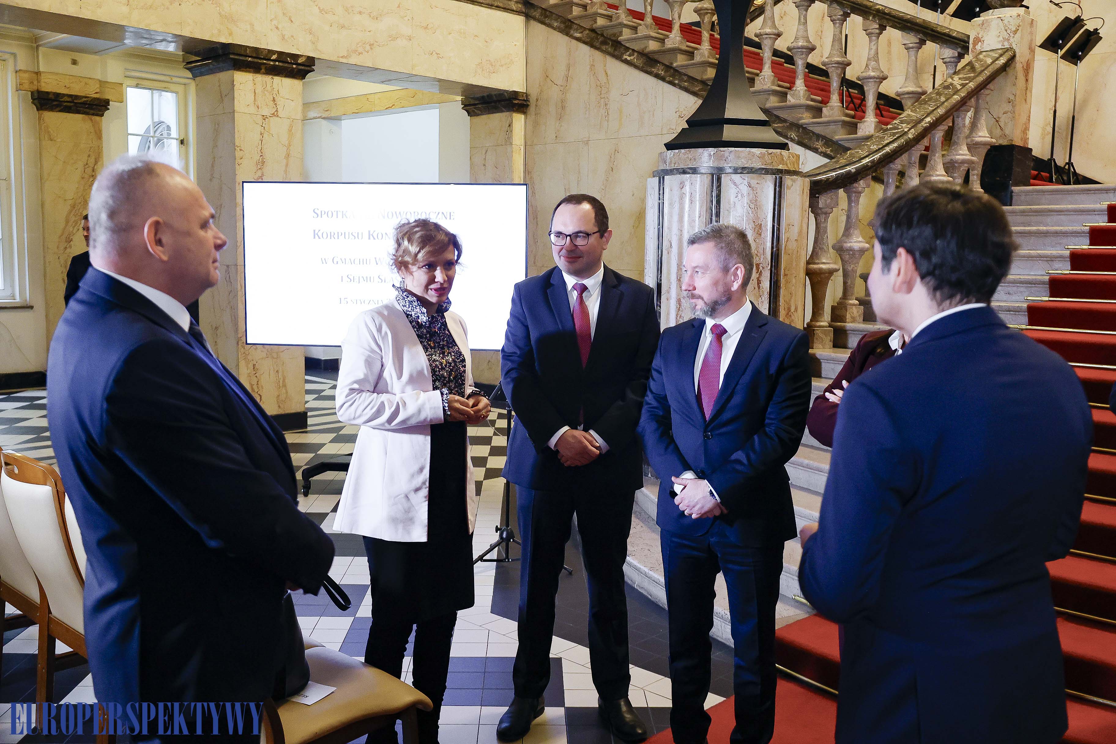 EP (11 z 46) Europerspektywy 2025: noworoczne spotkanie korpusu konsularnego