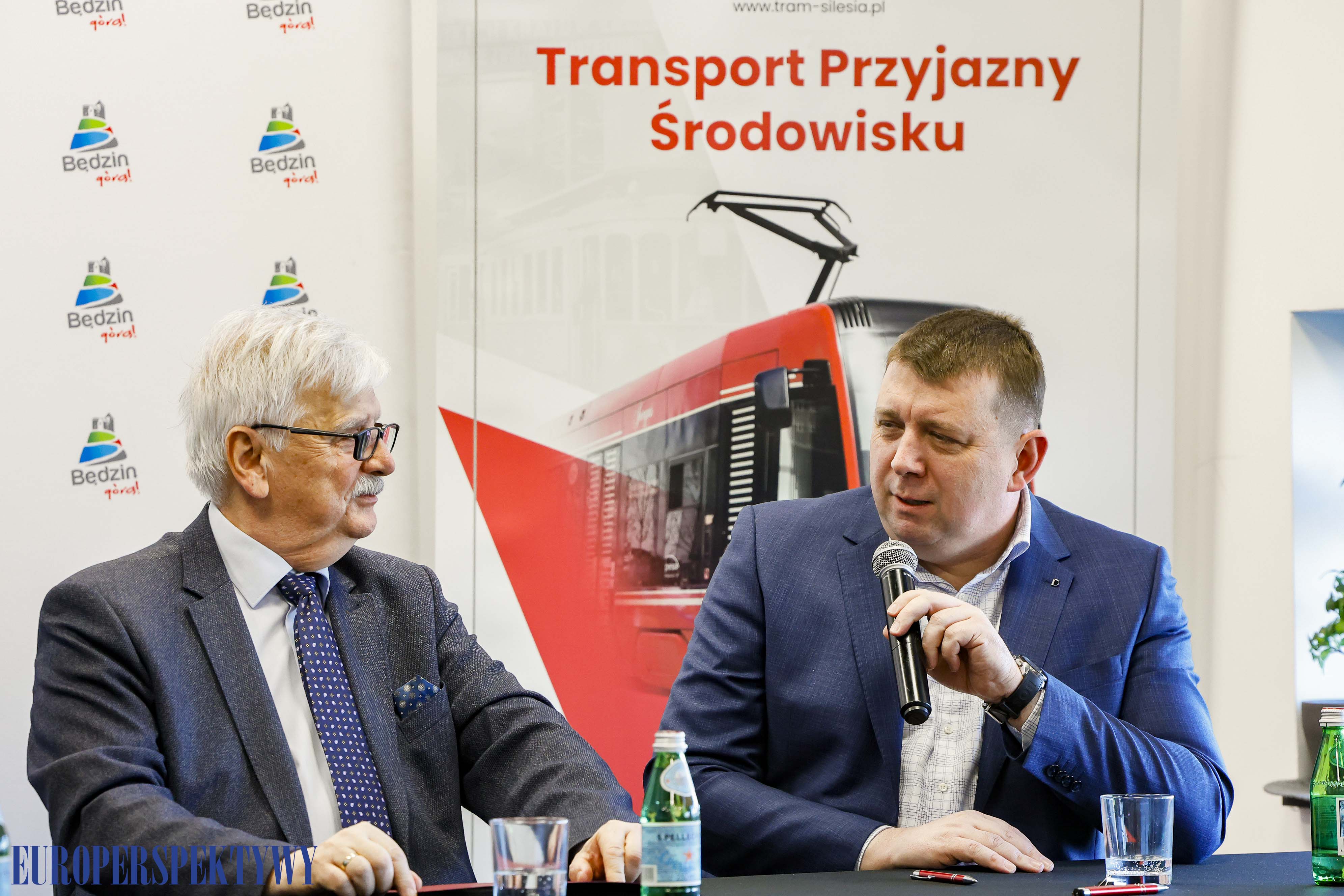 EP (29 z 37) Europerspektywy Będzin i Tramwaje Śląskie SA: podpisanie umowy