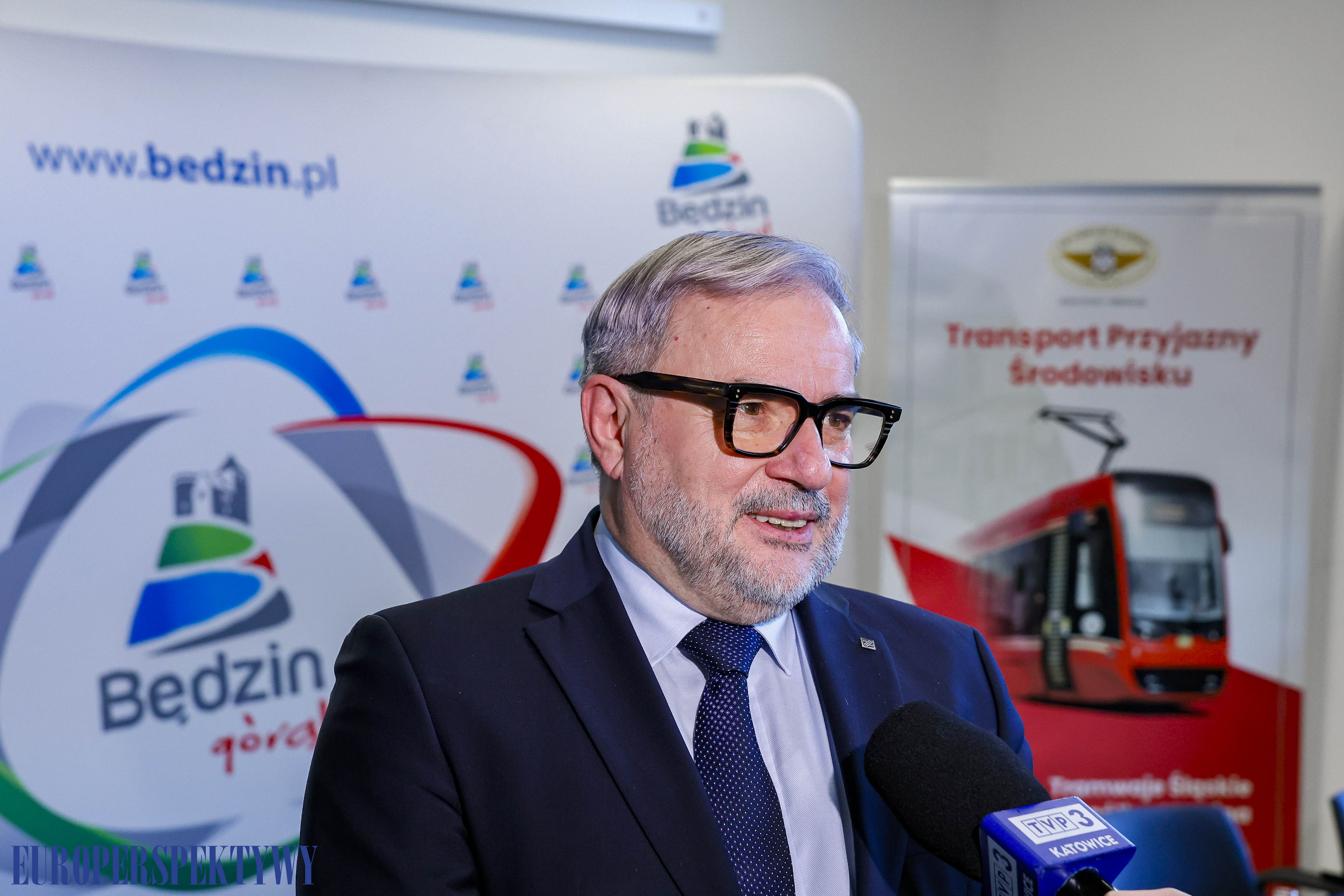 EP (37 z 37) Europerspektywy Będzin i Tramwaje Śląskie SA: podpisanie umowy