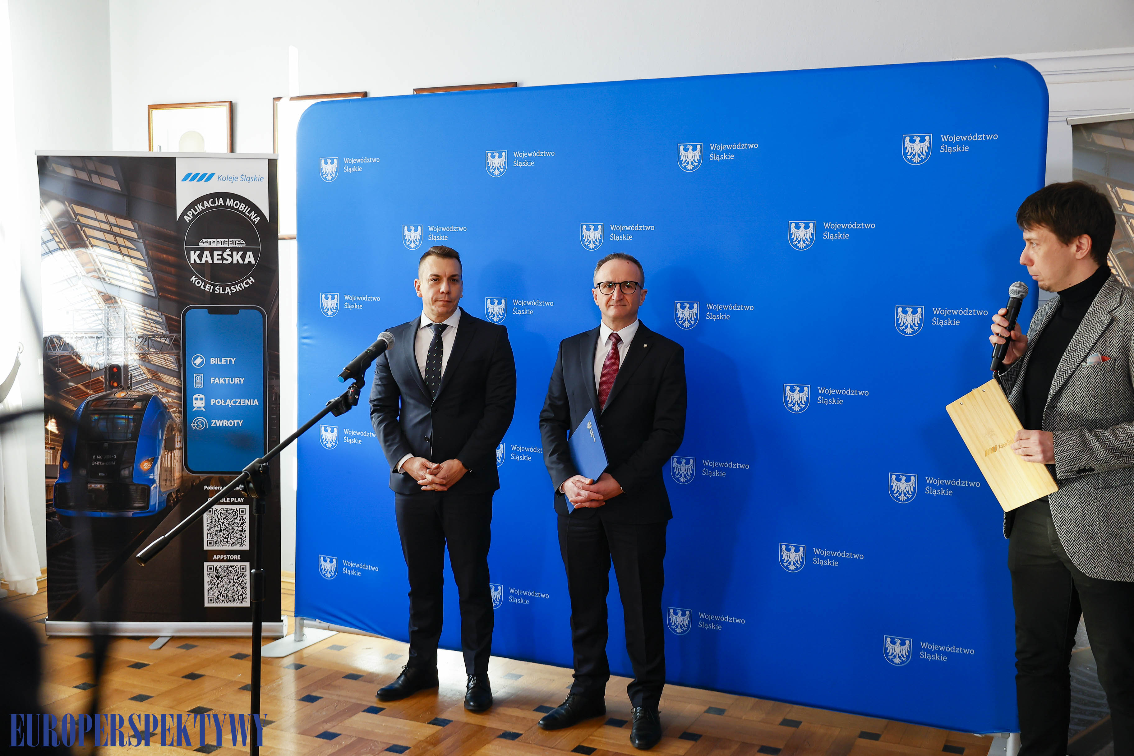 Europerspektywy Koleje Śląskie zorganizowały briefing prasowy dot. promocji na ferie i nowej aplikacji mobilnej