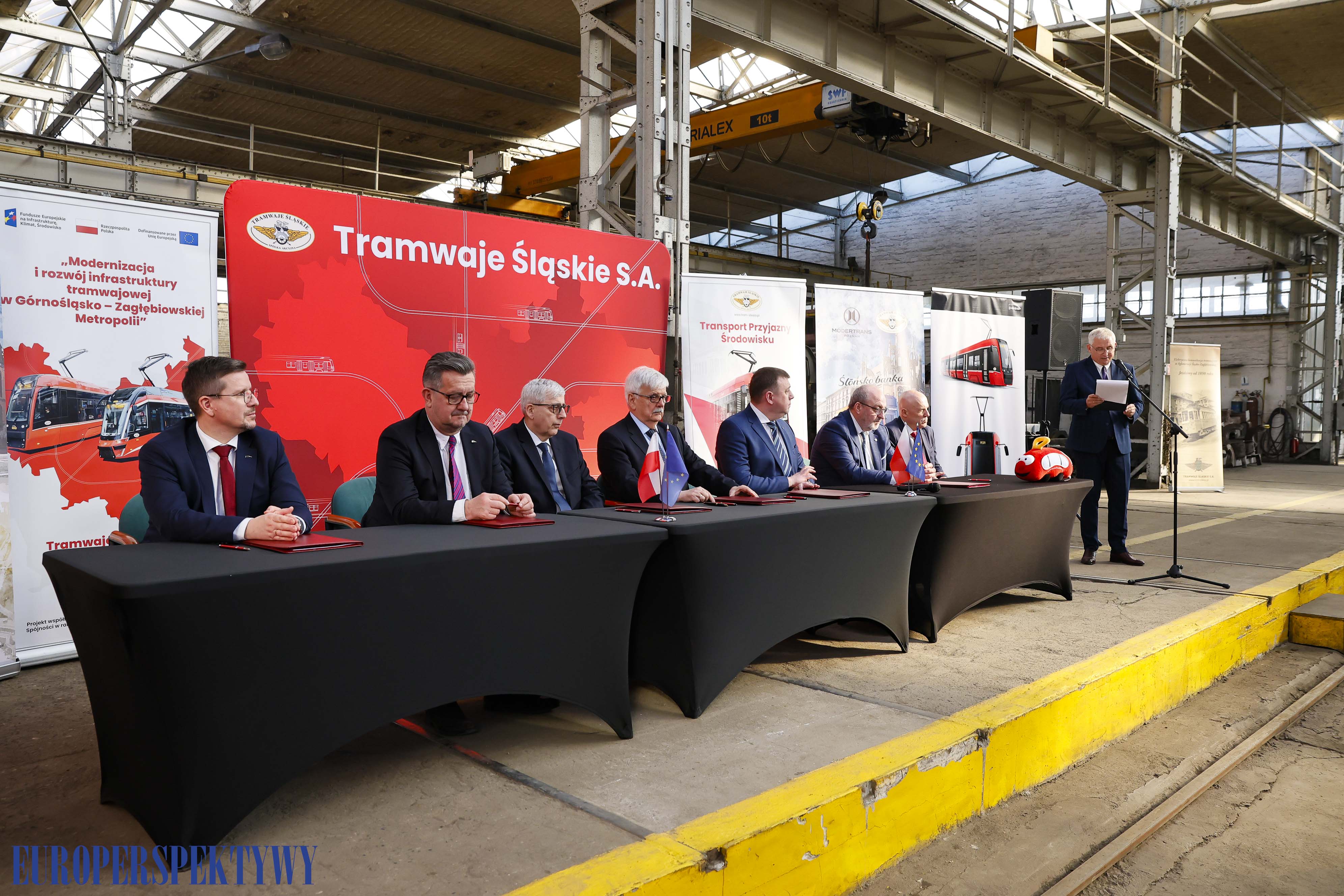 Europerspektywy Tramwaje Śląskie SA podpisały umowę na dostawę 50 nowych wagonów