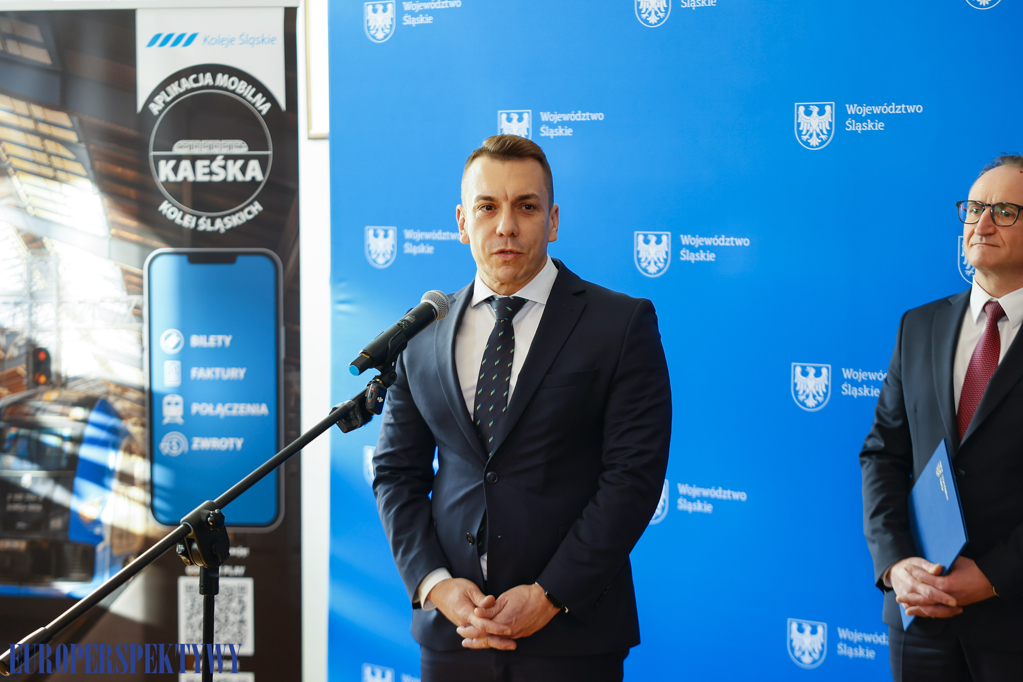 Europerspektywy Koleje Śląskie zorganizowały briefing prasowy dot. promocji na ferie i nowej aplikacji mobilnej