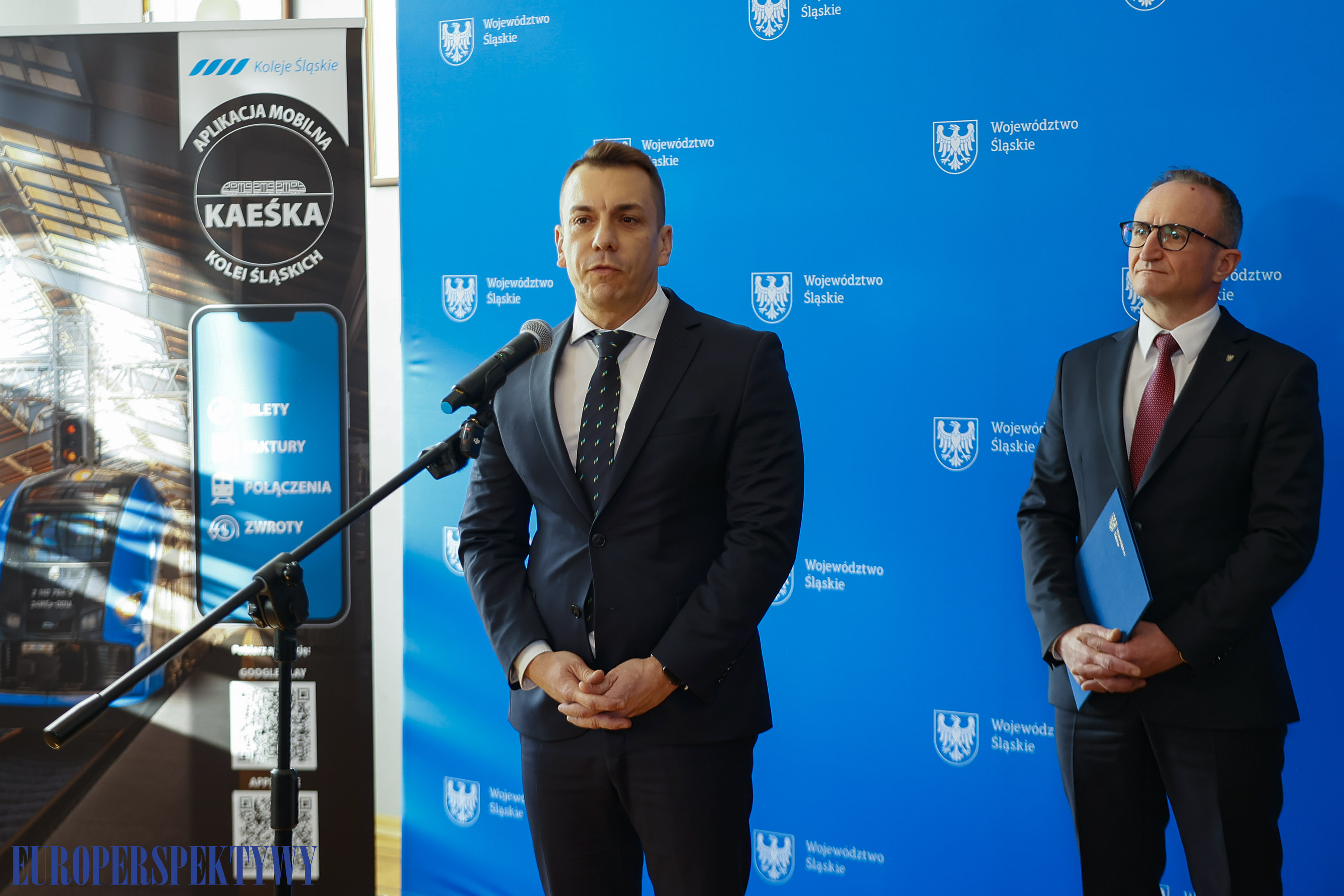 Europerspektywy Koleje Śląskie zorganizowały briefing prasowy dot. promocji na ferie i nowej aplikacji mobilnej