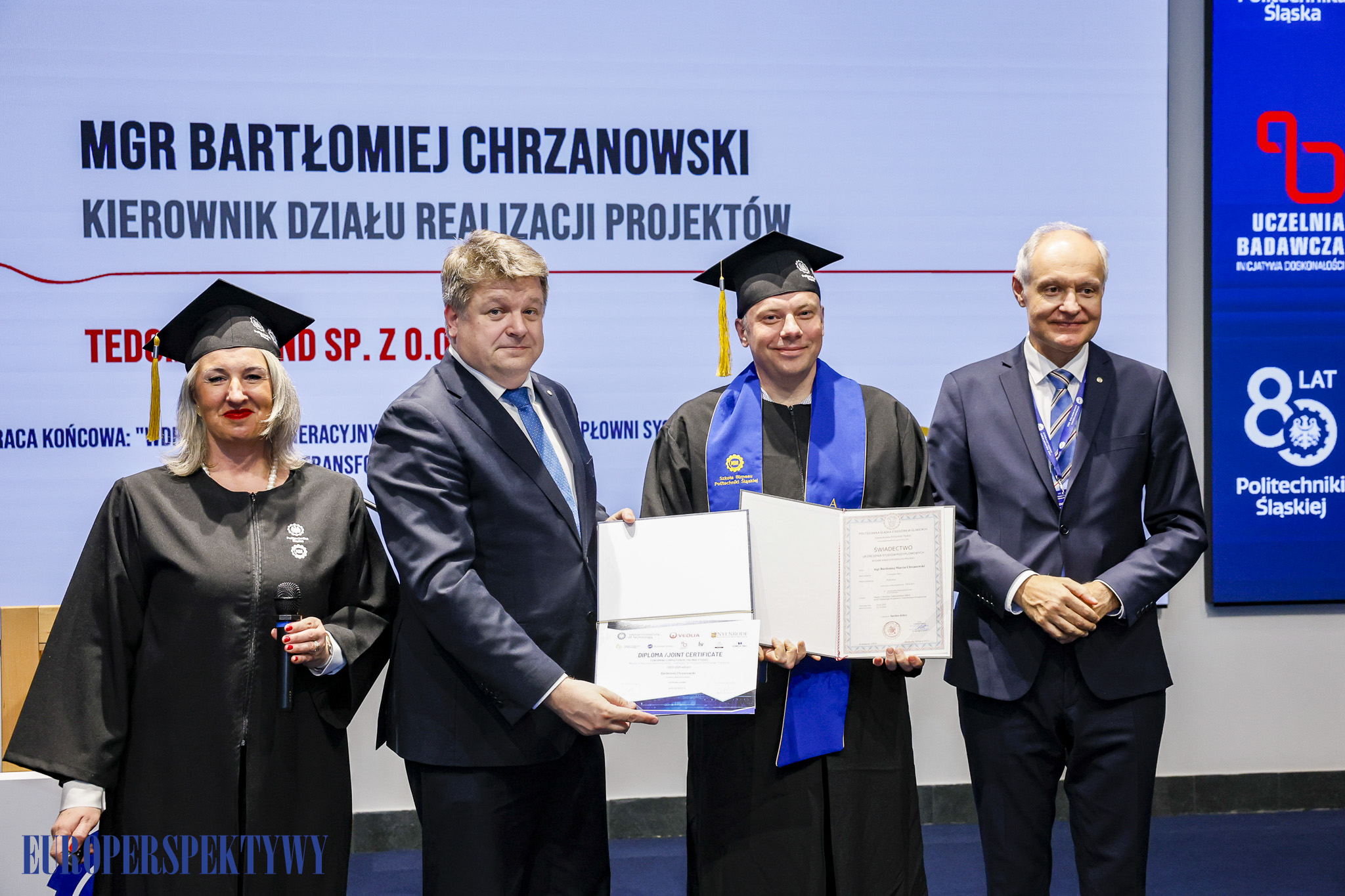 Europerspektywy Konferencja „Energetyka – Nauka – Przemysł” oraz wręczenie dyplomów MBA