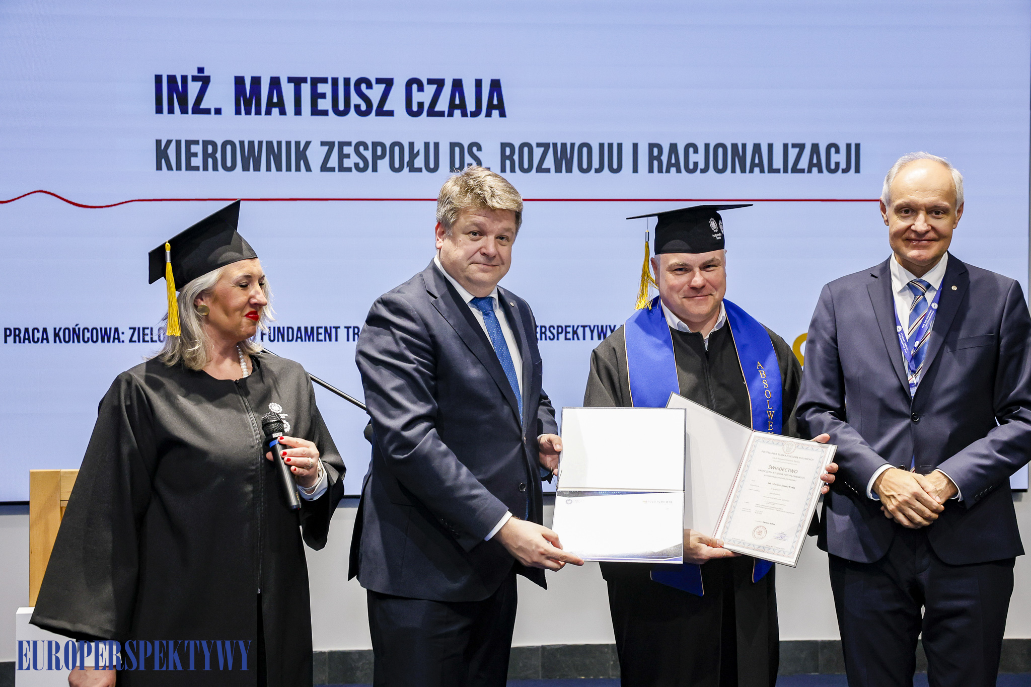 Europerspektywy Konferencja „Energetyka – Nauka – Przemysł” oraz wręczenie dyplomów MBA