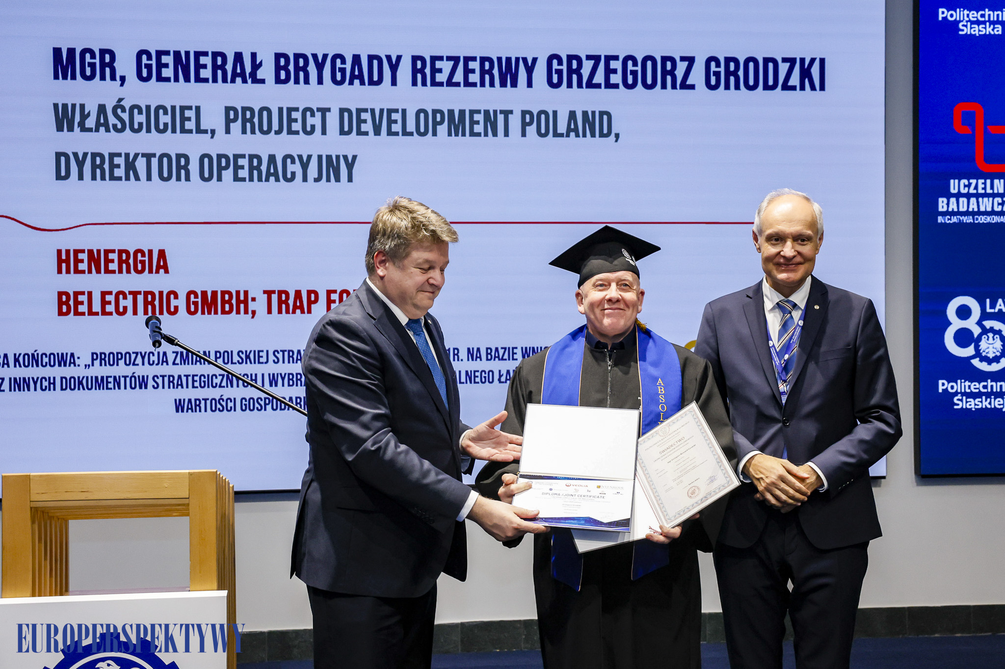 Europerspektywy Konferencja „Energetyka – Nauka – Przemysł” oraz wręczenie dyplomów MBA