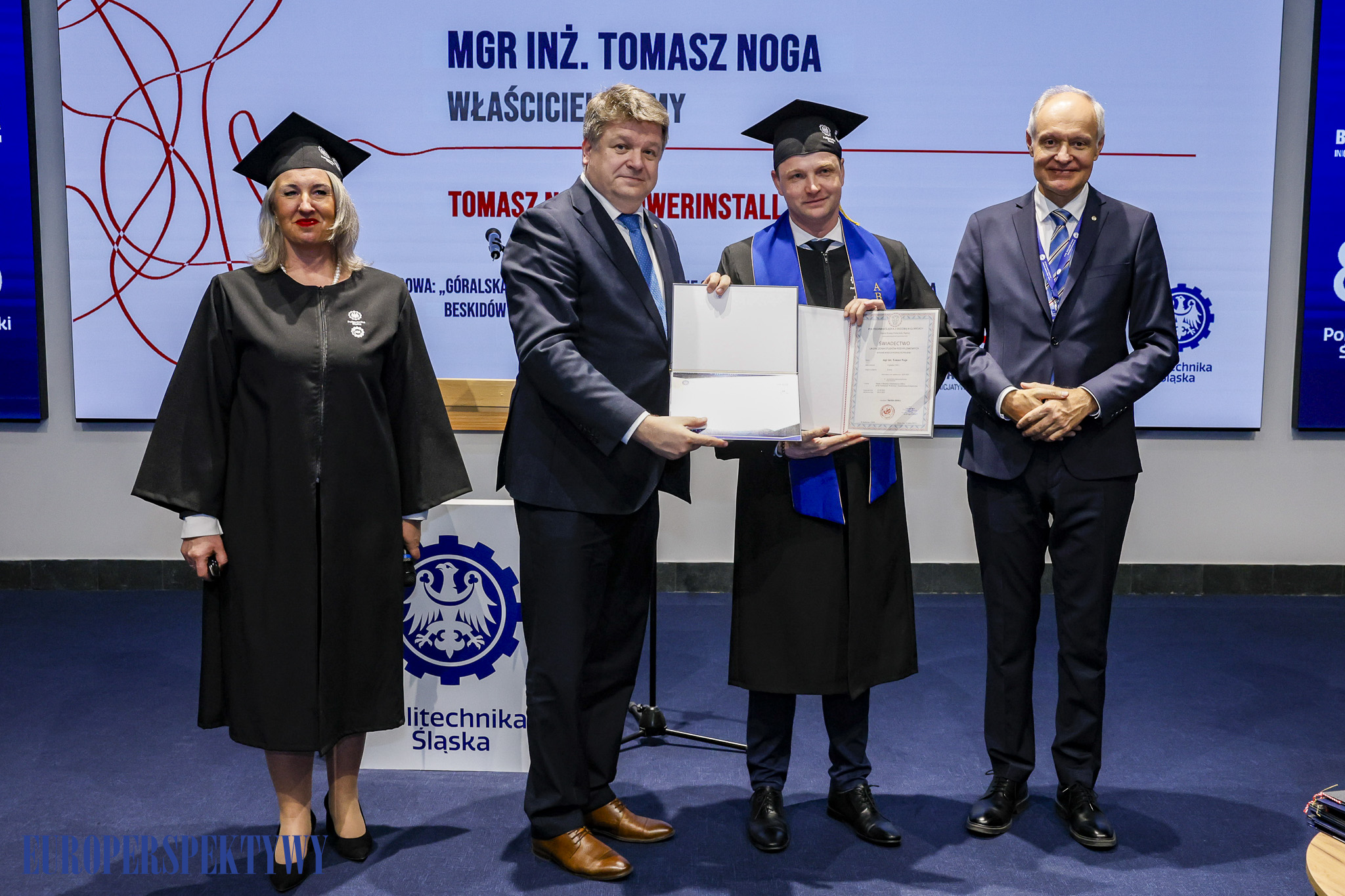 Europerspektywy Konferencja „Energetyka – Nauka – Przemysł” oraz wręczenie dyplomów MBA