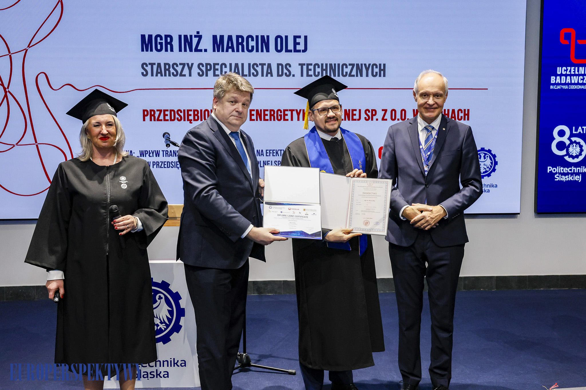 Europerspektywy Konferencja „Energetyka – Nauka – Przemysł” oraz wręczenie dyplomów MBA