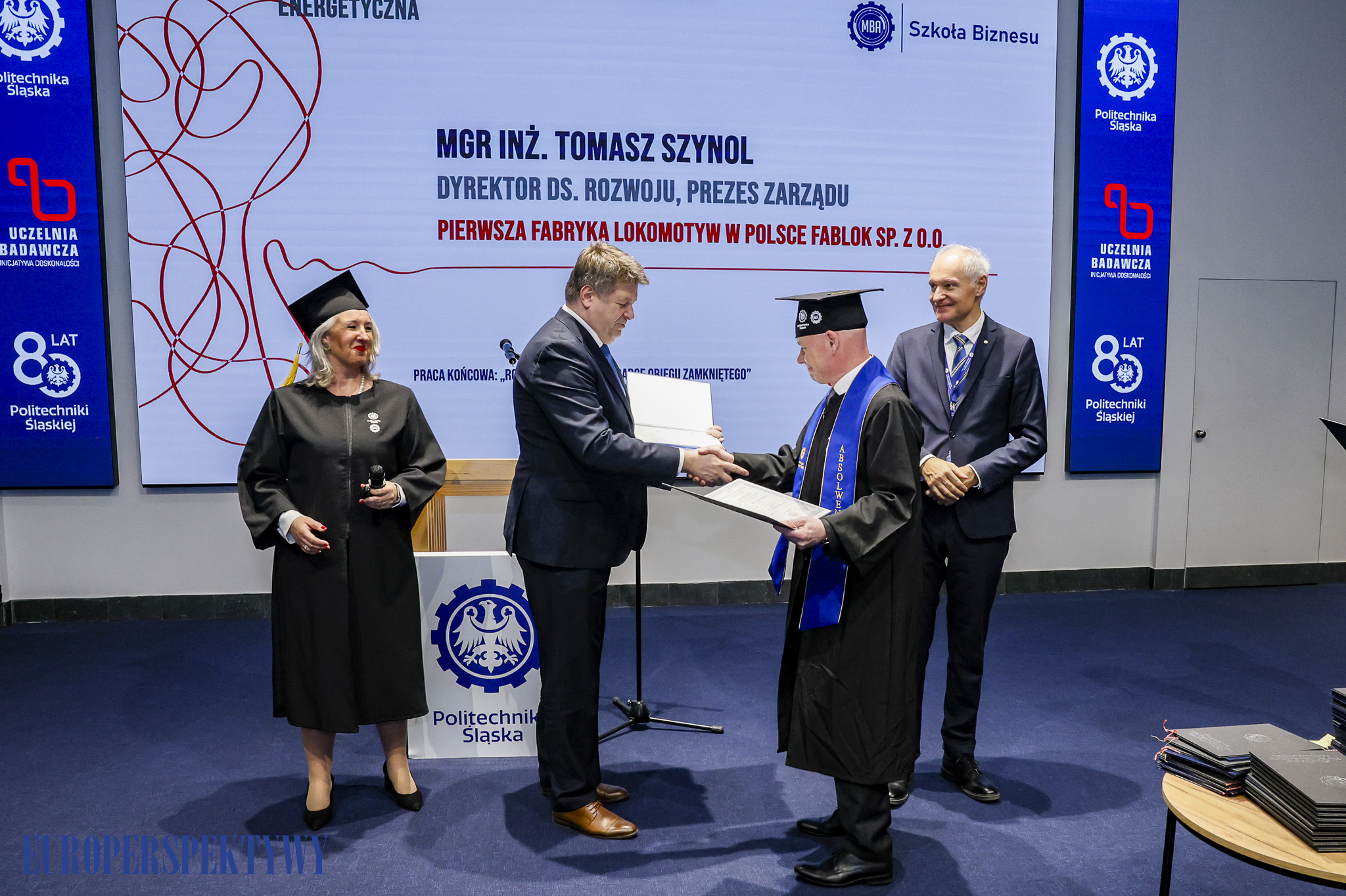 Europerspektywy Konferencja „Energetyka – Nauka – Przemysł” oraz wręczenie dyplomów MBA