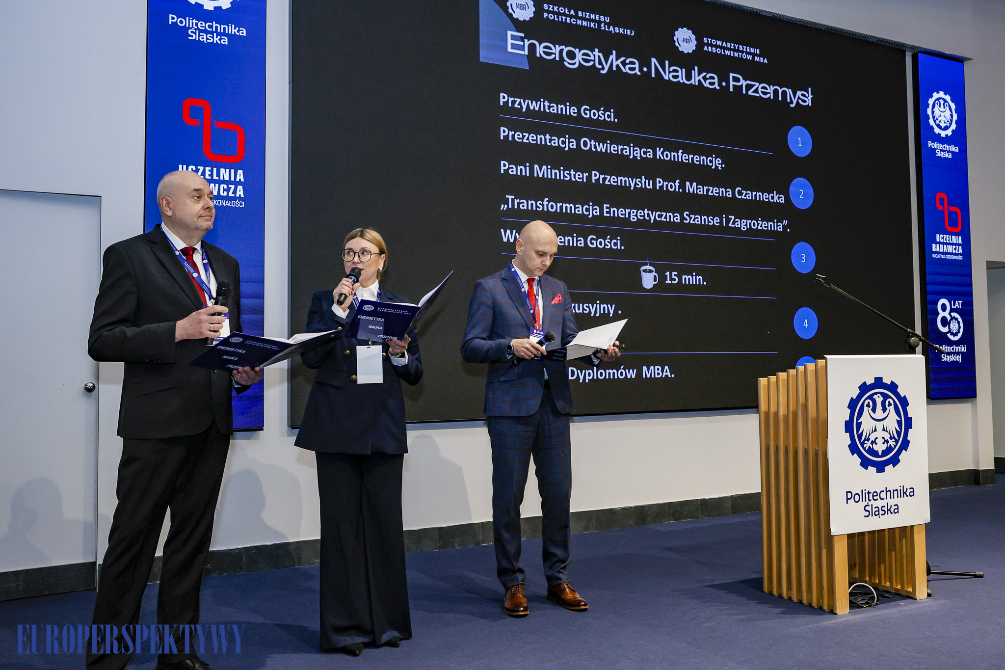 Europerspektywy Konferencja „Energetyka – Nauka – Przemysł” oraz wręczenie dyplomów MBA