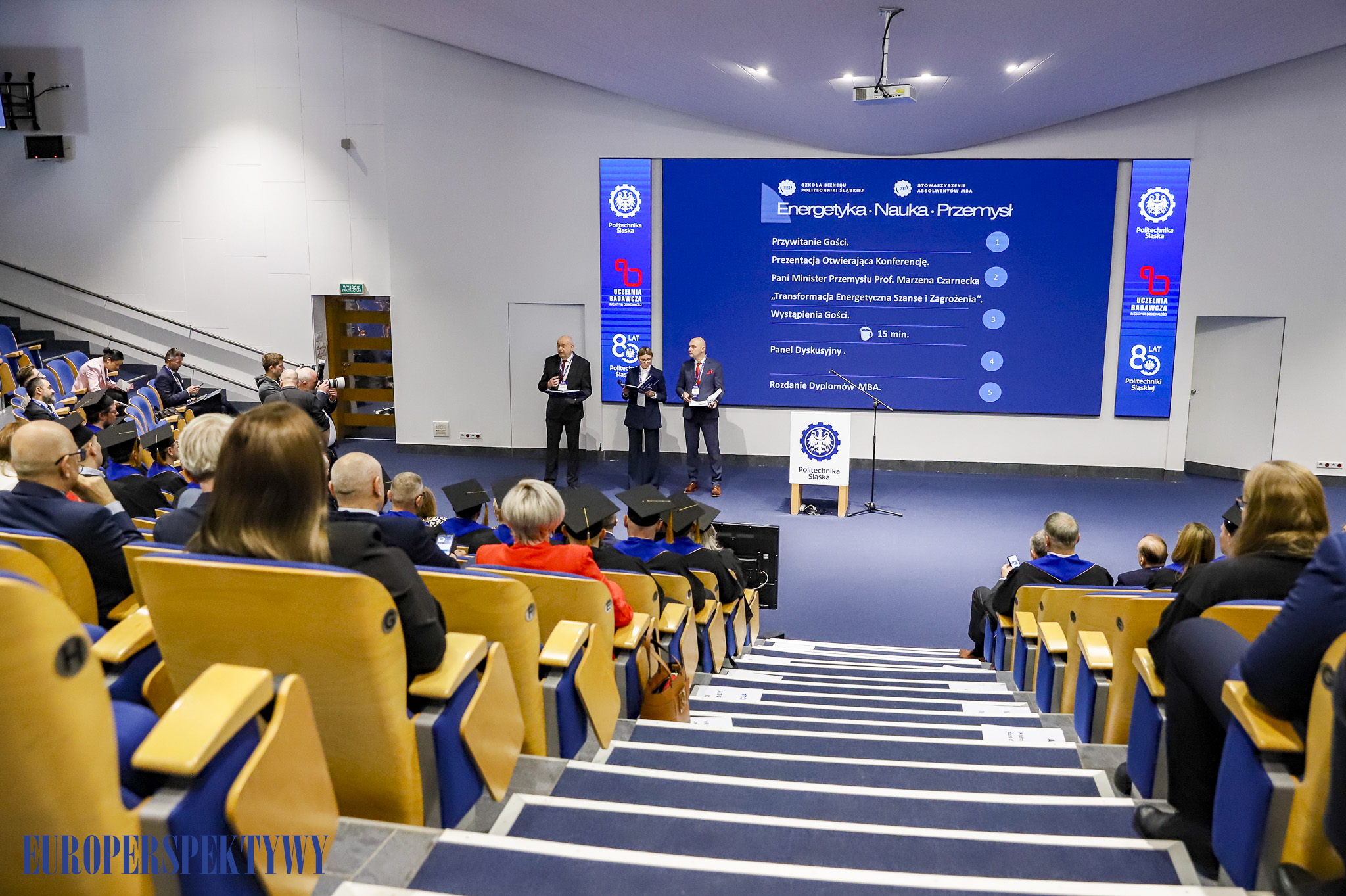 Europerspektywy Konferencja „Energetyka – Nauka – Przemysł” oraz wręczenie dyplomów MBA