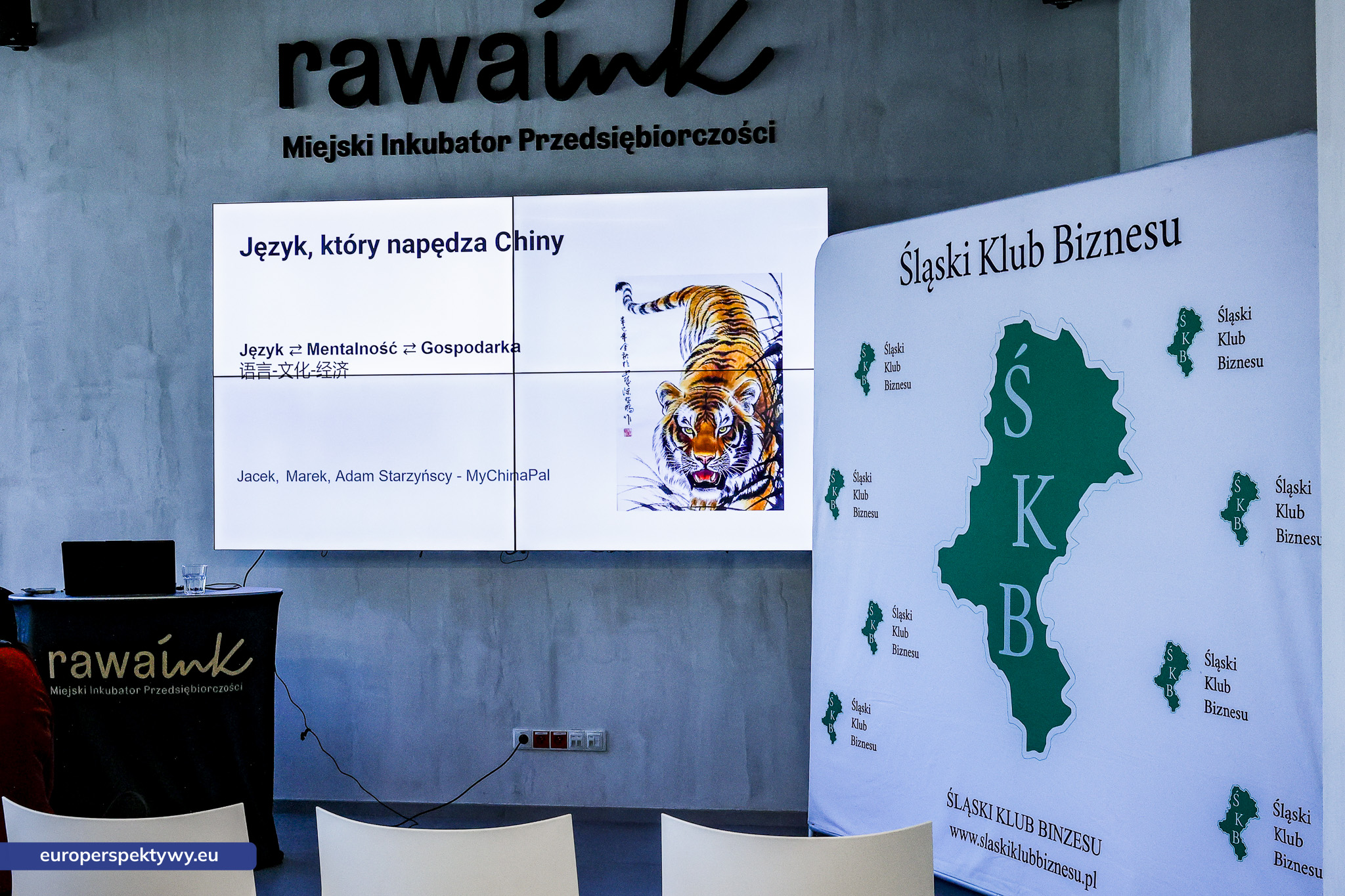 Europerspektywy (1 z 43) Europerspektywy Śląski Klub Biznesu – spotkanie „Język, który napędza Chiny. Język – mentalność – gospodarka”