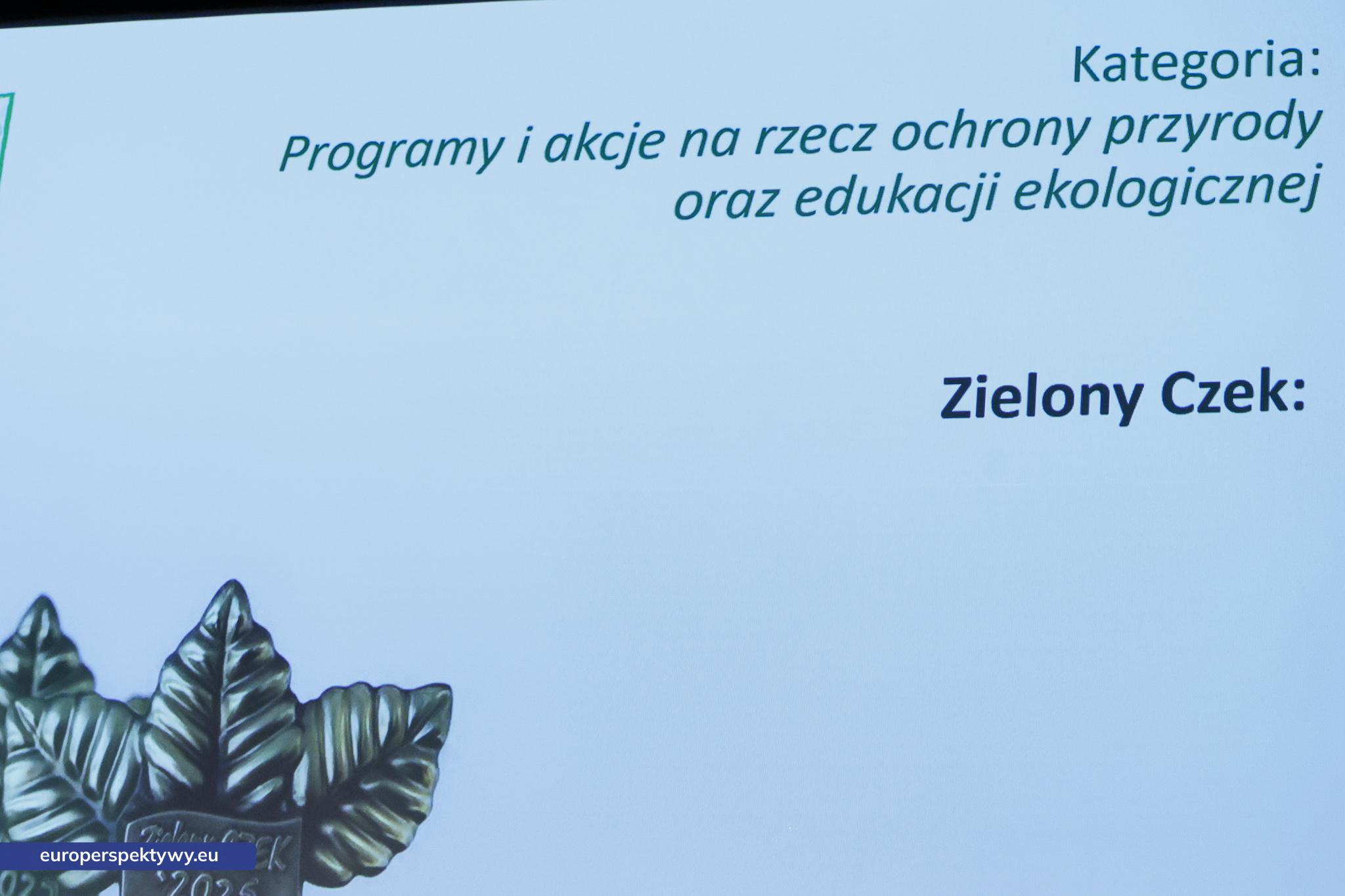 Europerspektywy (141 z 178) Europerspektywy Zielone Czeki 2025 - WFOŚiGW nagrodził liderów ekologii w województwie śląskim