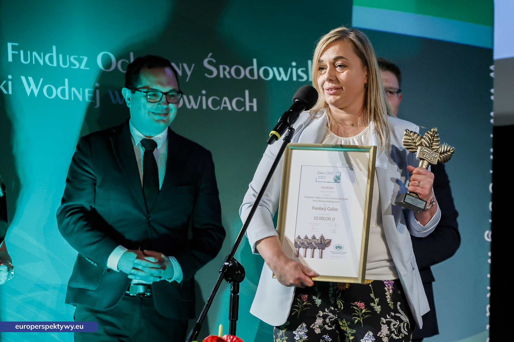 Europerspektywy (155 z 178) Europerspektywy Zielone Czeki 2025 - WFOŚiGW nagrodził liderów ekologii w województwie śląskim
