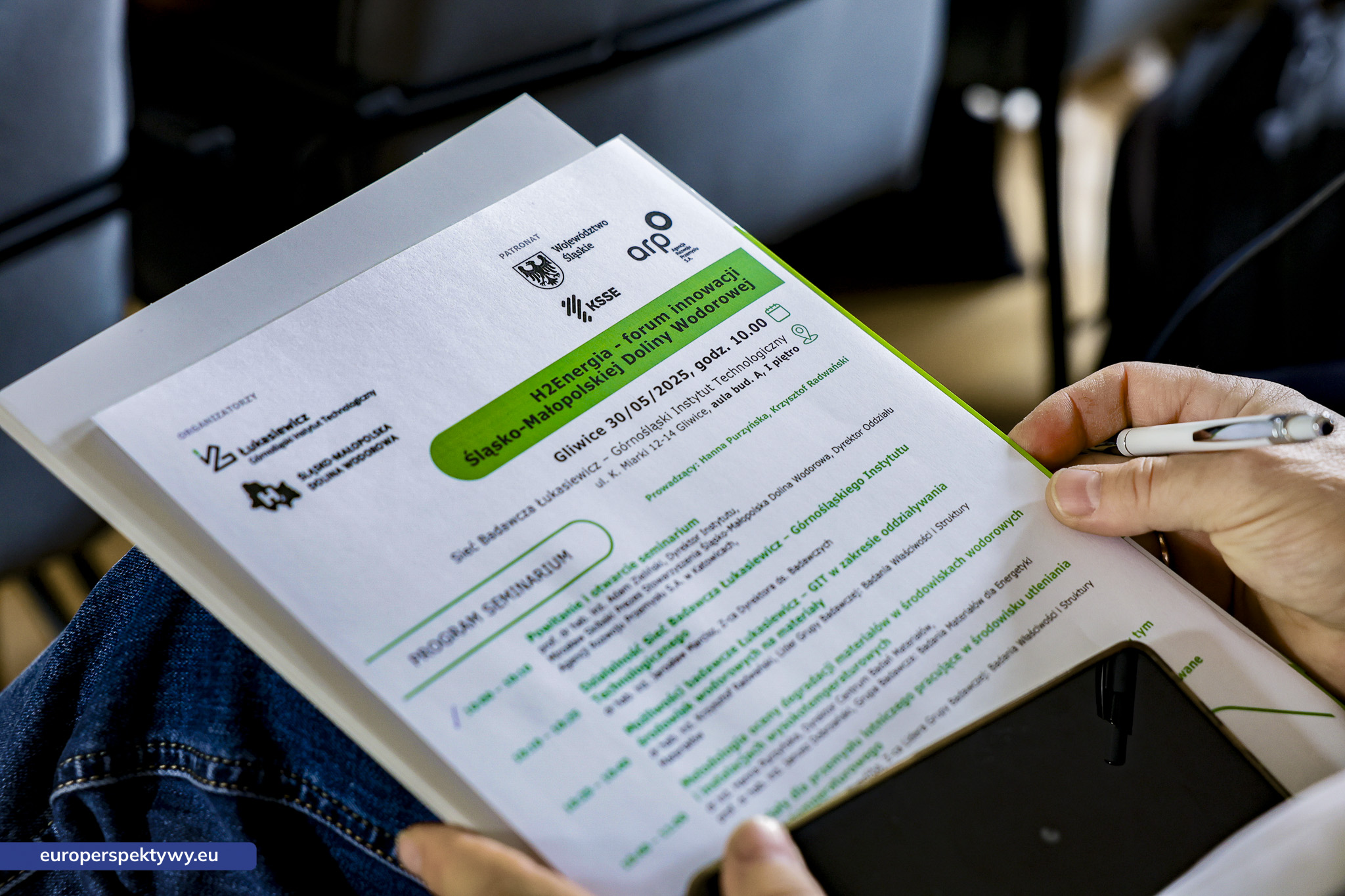 Europerspektywy (20 z 47) Europerspektywy Seminarium H2Energia – Forum Innowacji Łukasiewicz-GIT i Śląsko-Małopolskiej Doliny Wodorowej