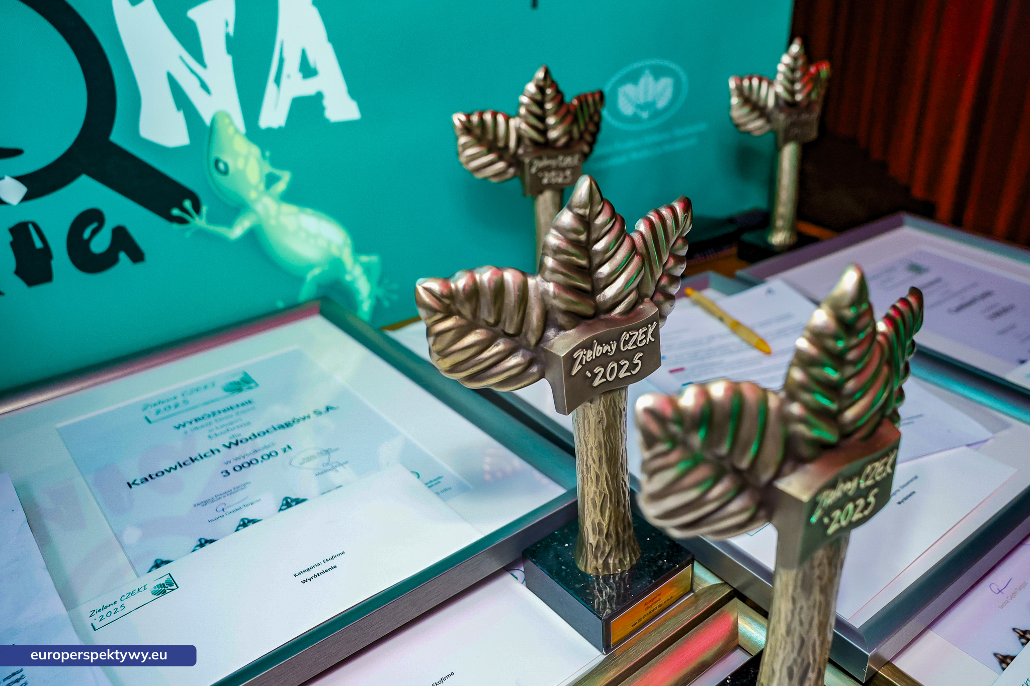 Europerspektywy (28 z 178) Europerspektywy Zielone Czeki 2025 - WFOŚiGW nagrodził liderów ekologii w województwie śląskim