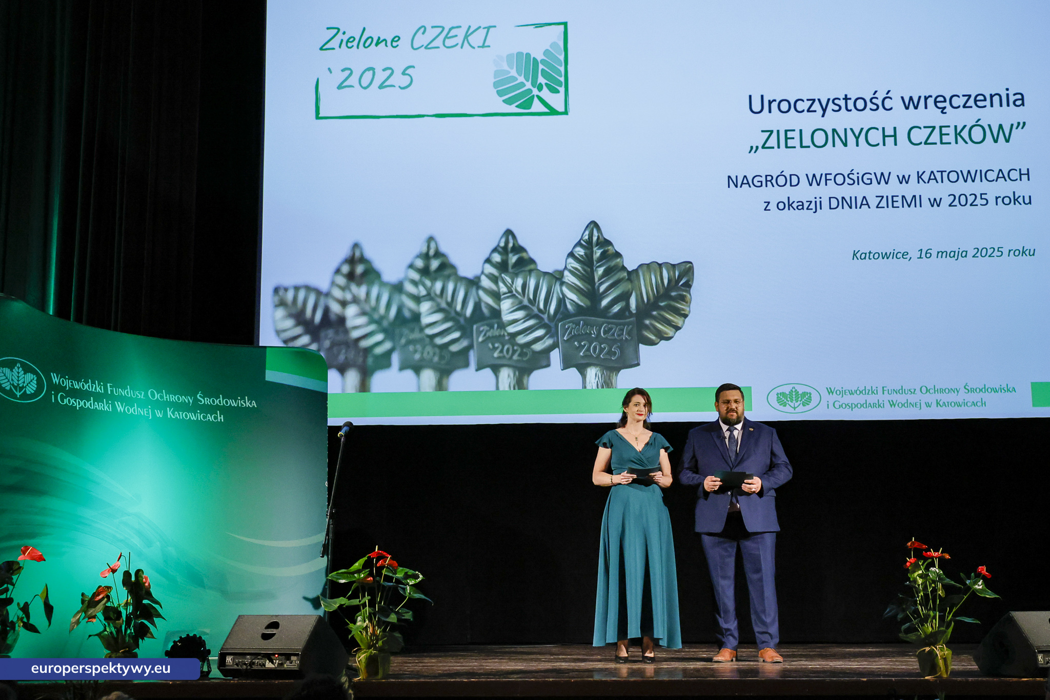 Europerspektywy (37 z 178) Europerspektywy Zielone Czeki 2025 - WFOŚiGW nagrodził liderów ekologii w województwie śląskim