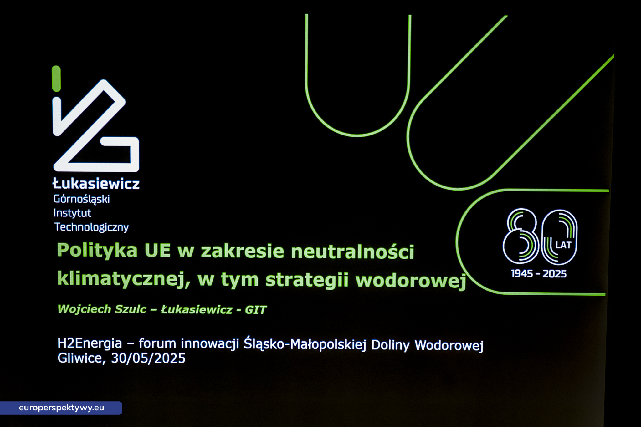 Europerspektywy (42 z 47) Europerspektywy Seminarium H2Energia – Forum Innowacji Łukasiewicz-GIT i Śląsko-Małopolskiej Doliny Wodorowej