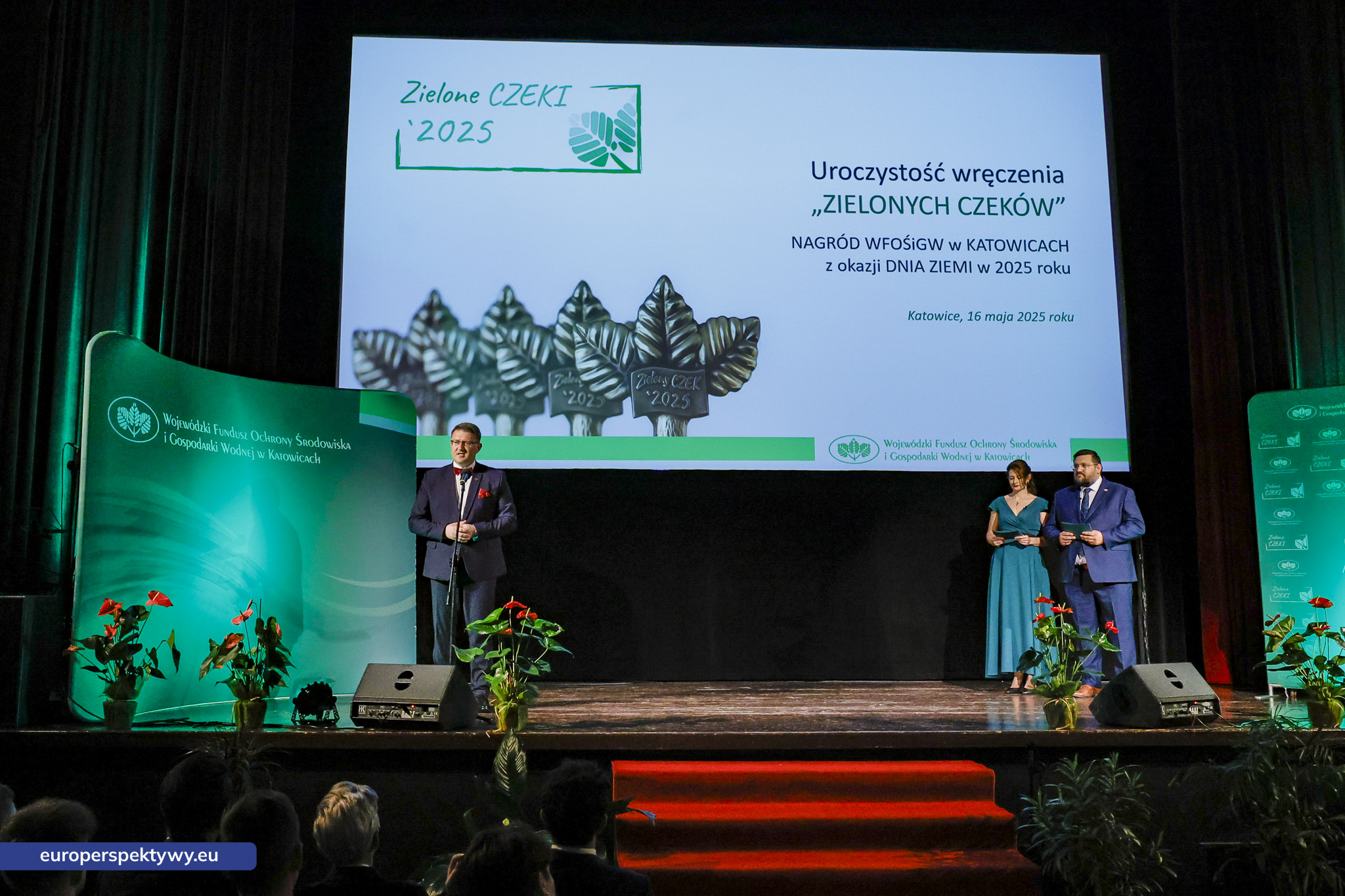 Europerspektywy (43 z 178) Europerspektywy Zielone Czeki 2025 - WFOŚiGW nagrodził liderów ekologii w województwie śląskim