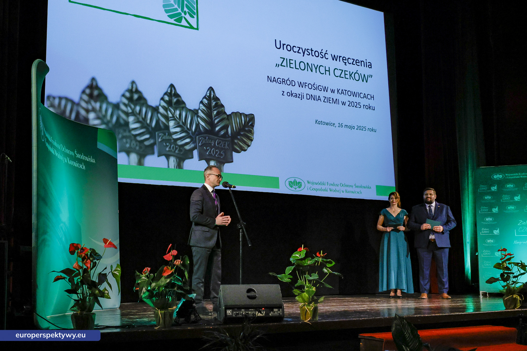 Europerspektywy (53 z 178) Europerspektywy Zielone Czeki 2025 - WFOŚiGW nagrodził liderów ekologii w województwie śląskim