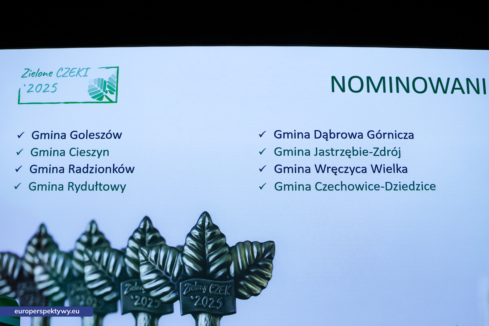 Europerspektywy (56 z 178) Europerspektywy Zielone Czeki 2025 - WFOŚiGW nagrodził liderów ekologii w województwie śląskim