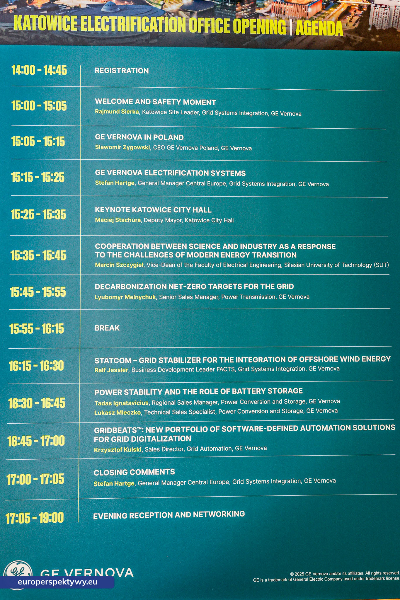 Europerspektywy (61 z 77) Europerspektywy GE Vernova otwiera nowe biuro w Katowicach