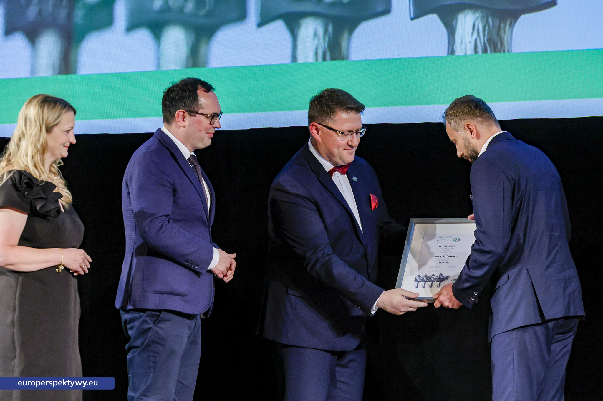 Europerspektywy (78 z 178) Europerspektywy Zielone Czeki 2025 - WFOŚiGW nagrodził liderów ekologii w województwie śląskim