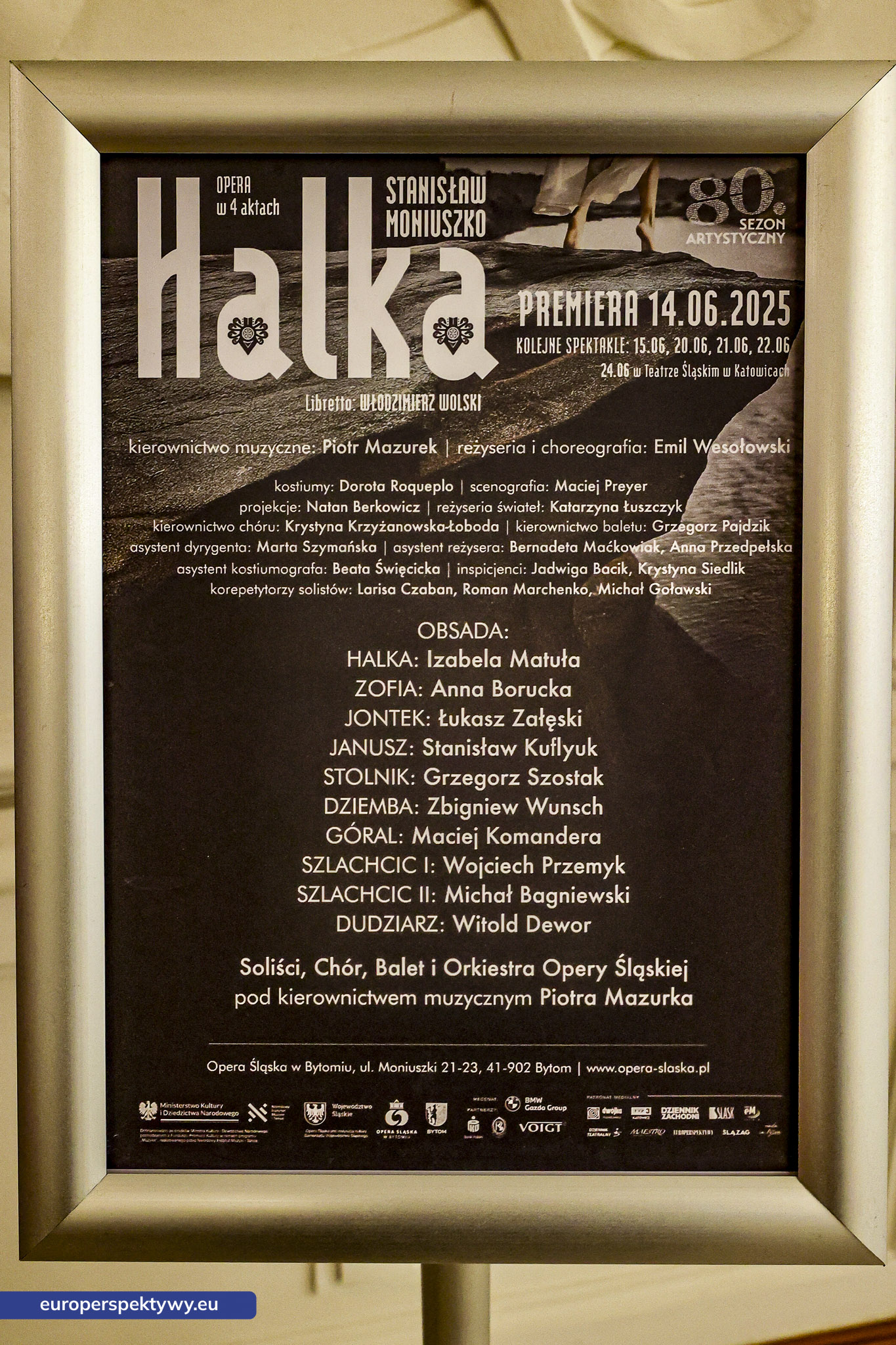Europerspektywy Opera Śląska – premiera opery Halka i wielki finał sezonu artystycznego 2024/2025
