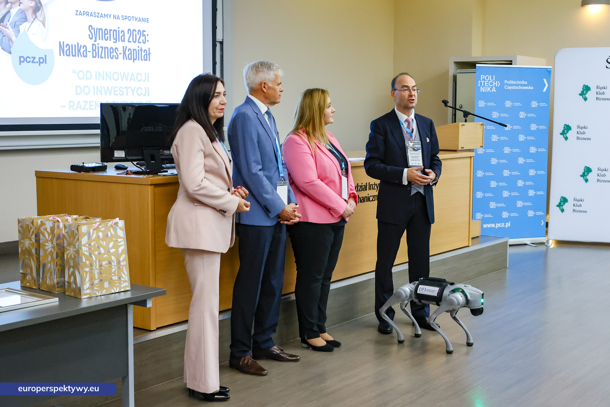 Europerspektywy (40 z 234) Europerspektywy Synergia 2025: Śląski Klub Biznesu i Politechnika Częstochowska łączą siły na rzecz innowacji