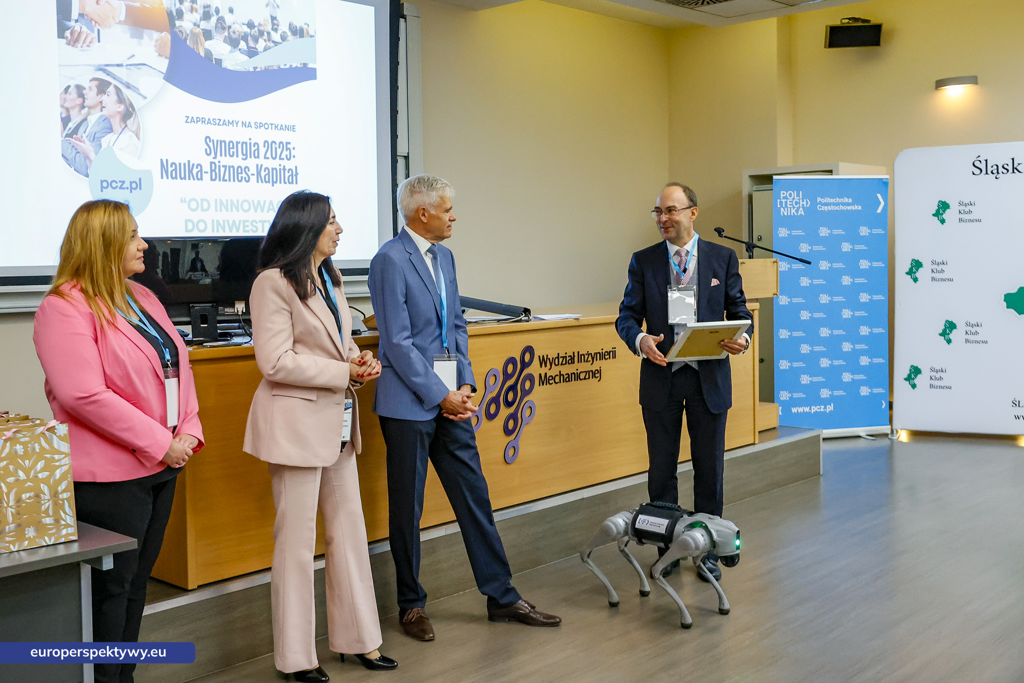 Europerspektywy (45 z 234) Europerspektywy Synergia 2025: Śląski Klub Biznesu i Politechnika Częstochowska łączą siły na rzecz innowacji
