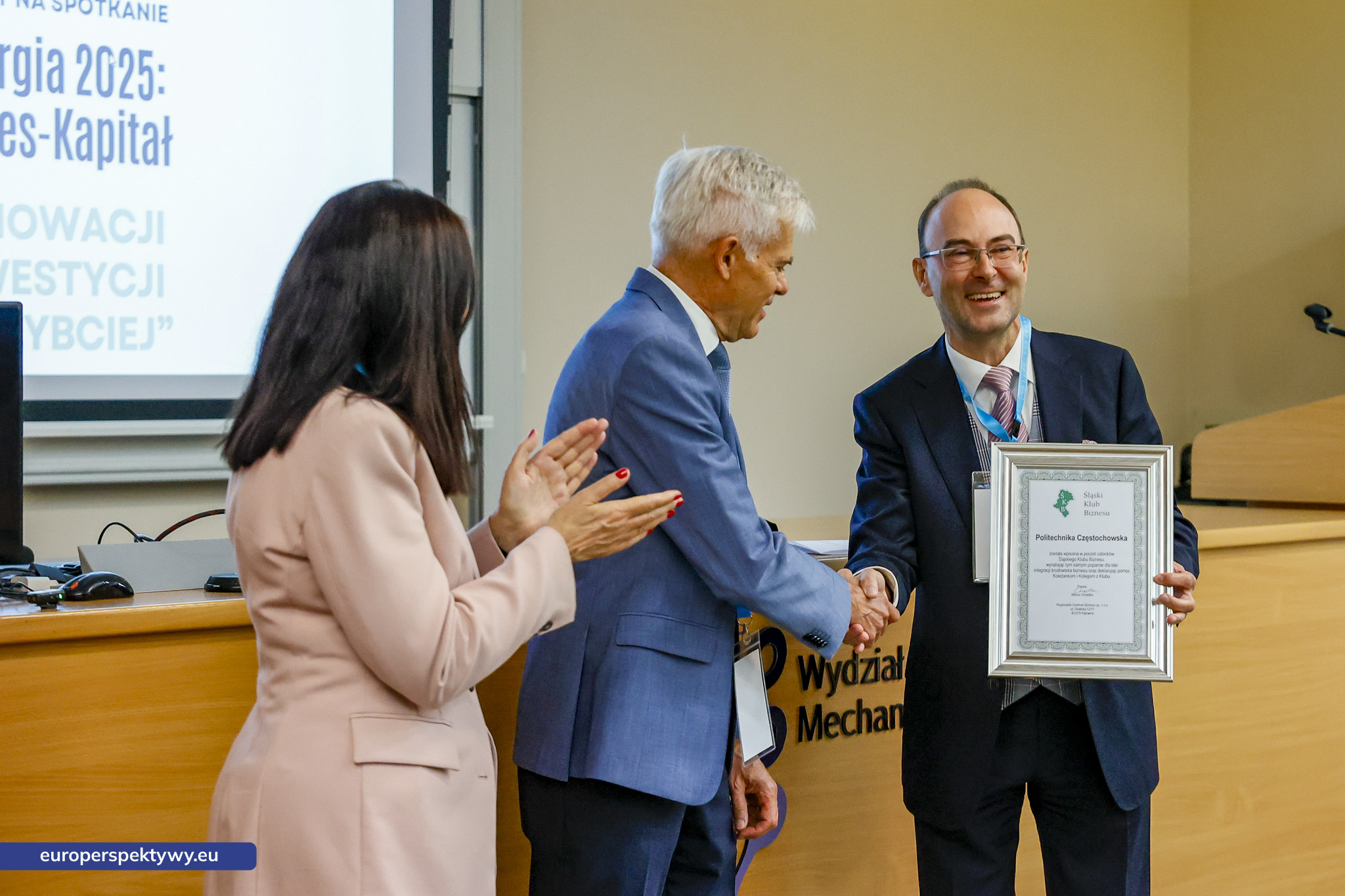 Europerspektywy (47 z 234) Europerspektywy Synergia 2025: Śląski Klub Biznesu i Politechnika Częstochowska łączą siły na rzecz innowacji