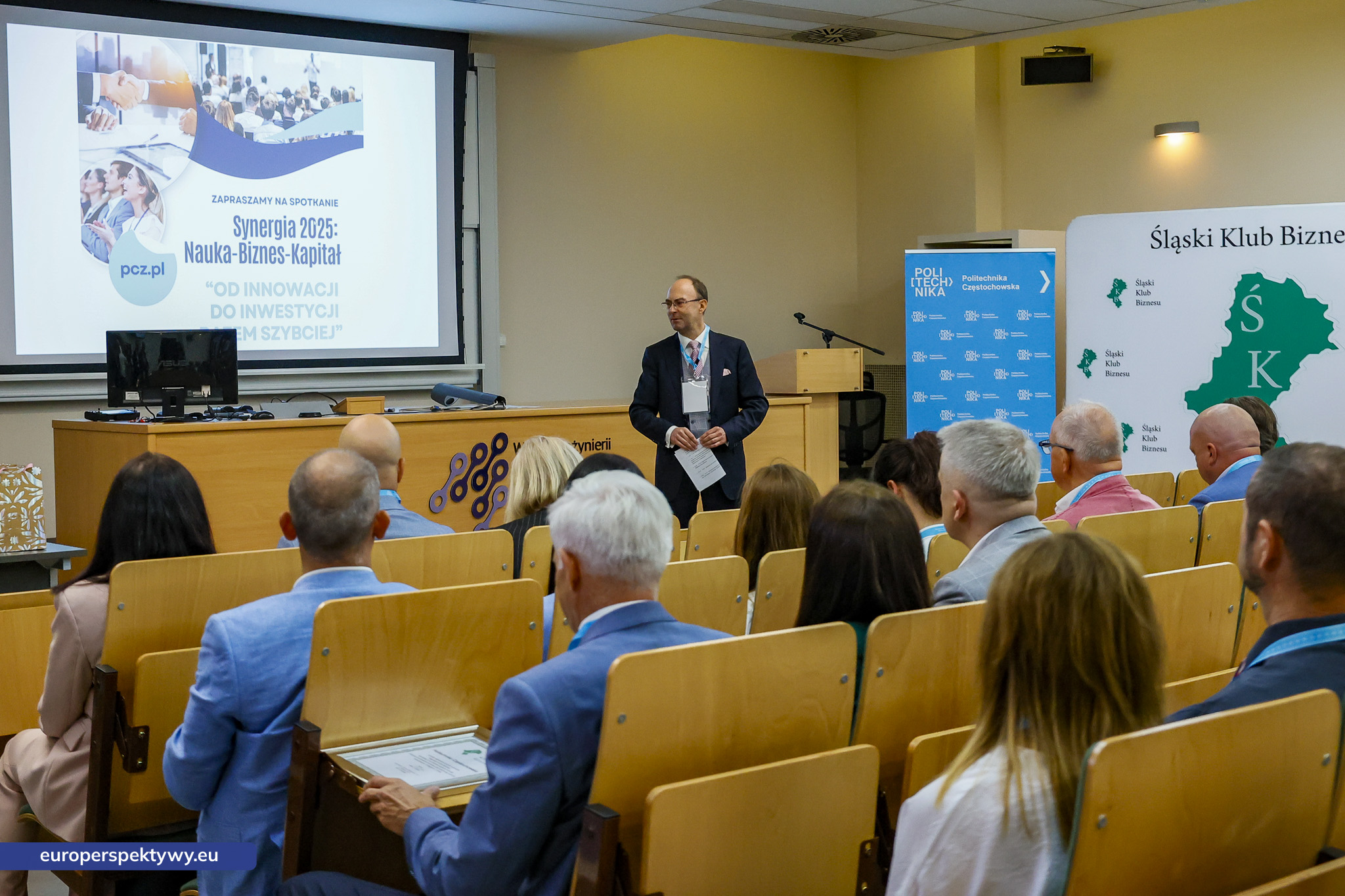 Europerspektywy Synergia 2025: Śląski Klub Biznesu i Politechnika Częstochowska łączą siły na rzecz innowacji