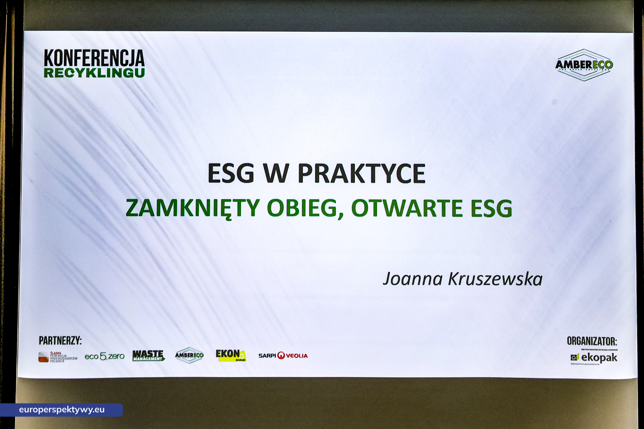 Europerspektywy Konferencja Recyklingu 2025: klucz do skutecznej transformacji w kierunku gospodarki obiegu zamkniętego