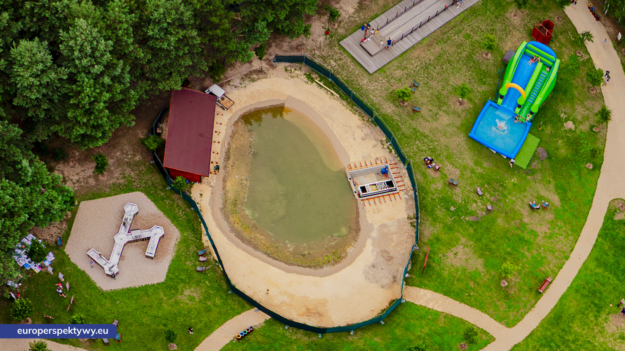 Europerspektywy Park Korzonek: ekologiczna strefa kąpieli już wkrótce dostępna dla odwiedzających