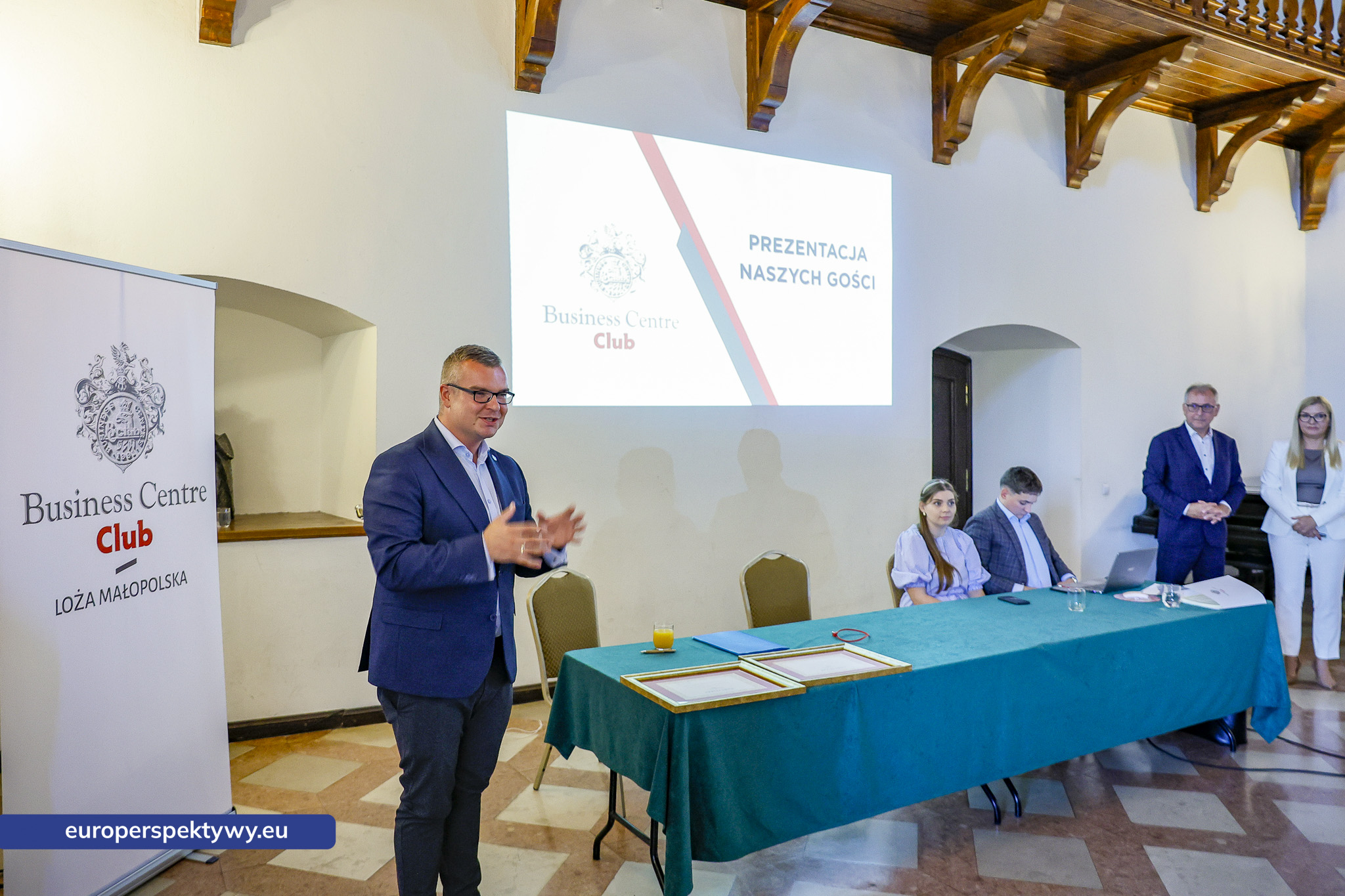 Europerspektywy BCC Loża Małopolska i Katowicka na Zamku Królewskim w Niepołomicach