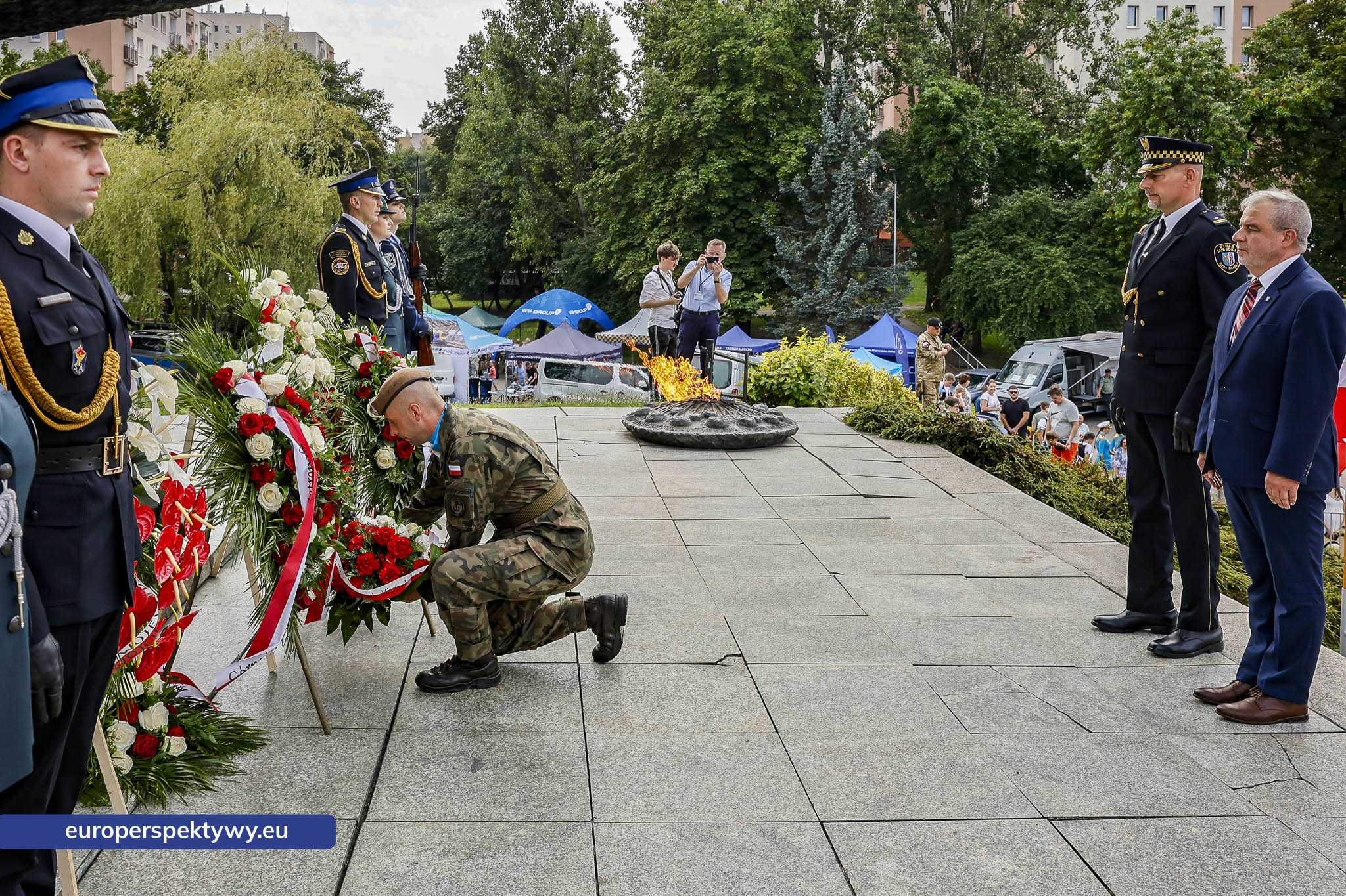 Europerspektywy-358 Europerspektywy Wojewódzkie Obchody Święta Wojska Polskiego w Katowicach – defilada, apel i piknik militarny