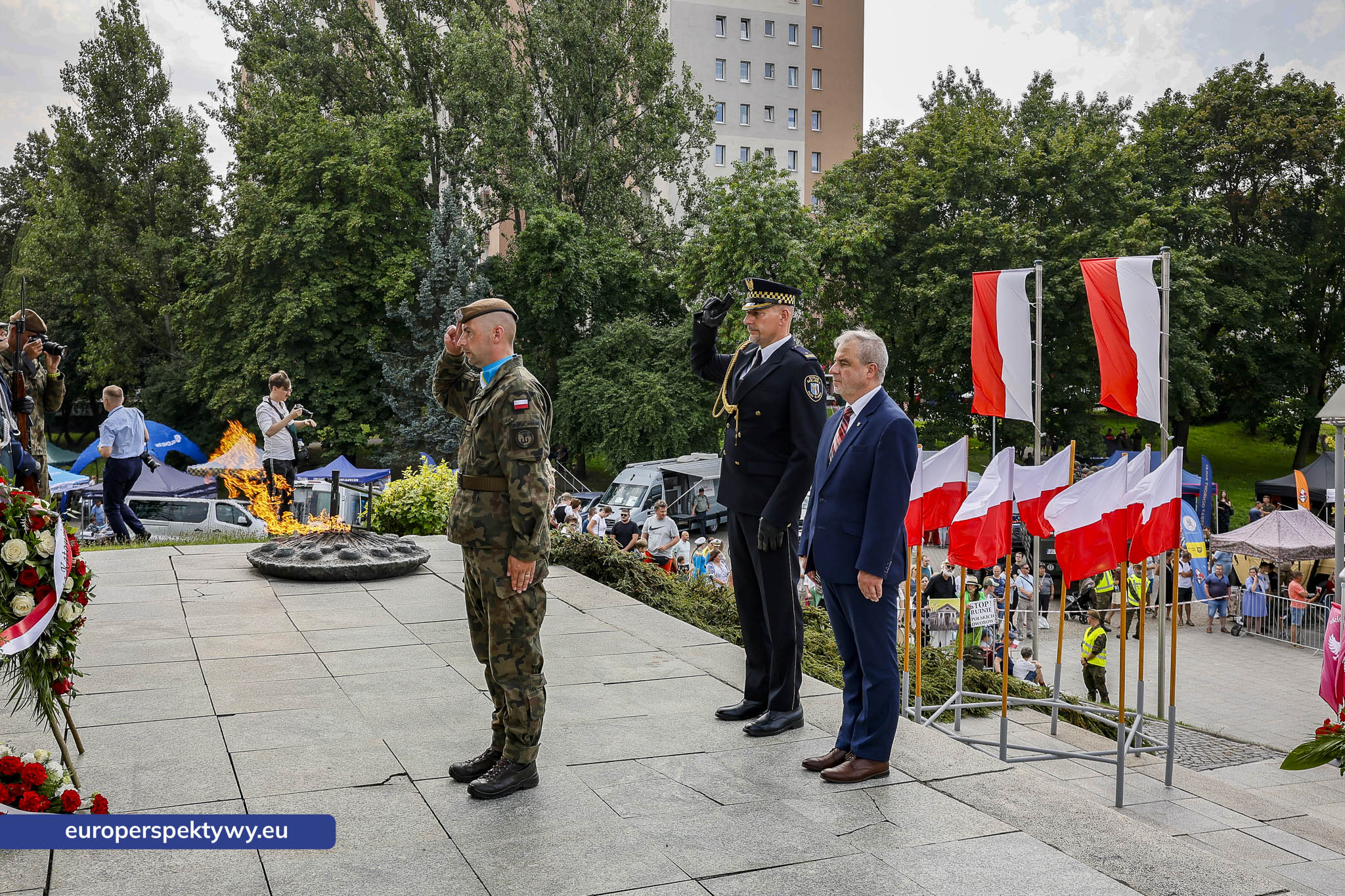 Europerspektywy-359 Europerspektywy Wojewódzkie Obchody Święta Wojska Polskiego w Katowicach – defilada, apel i piknik militarny