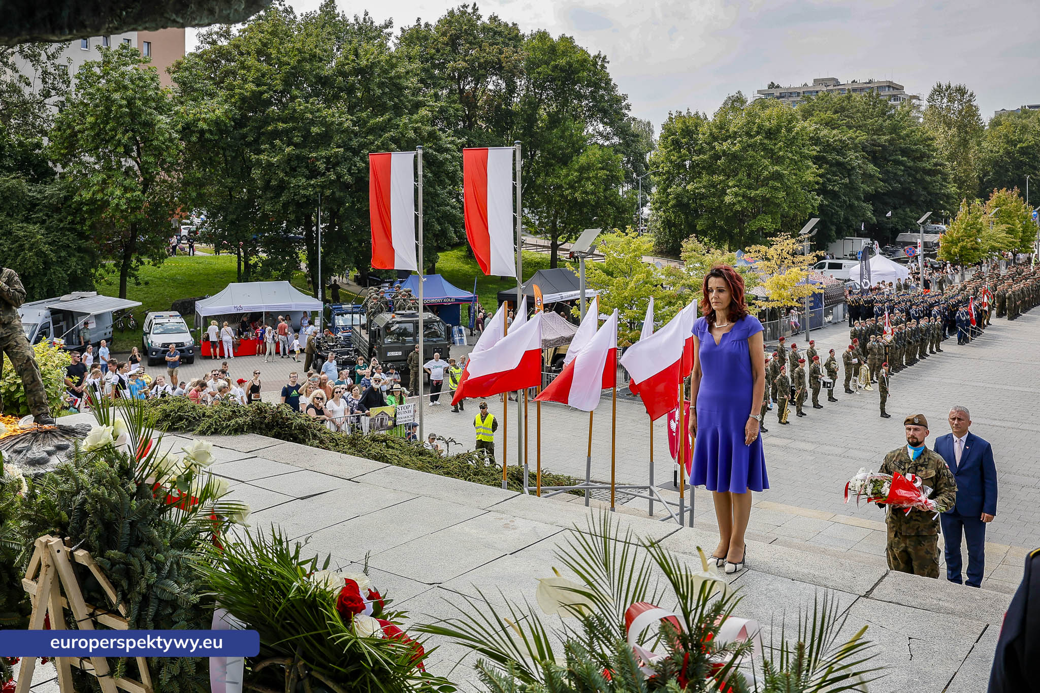 Europerspektywy-366 Europerspektywy Wojewódzkie Obchody Święta Wojska Polskiego w Katowicach – defilada, apel i piknik militarny