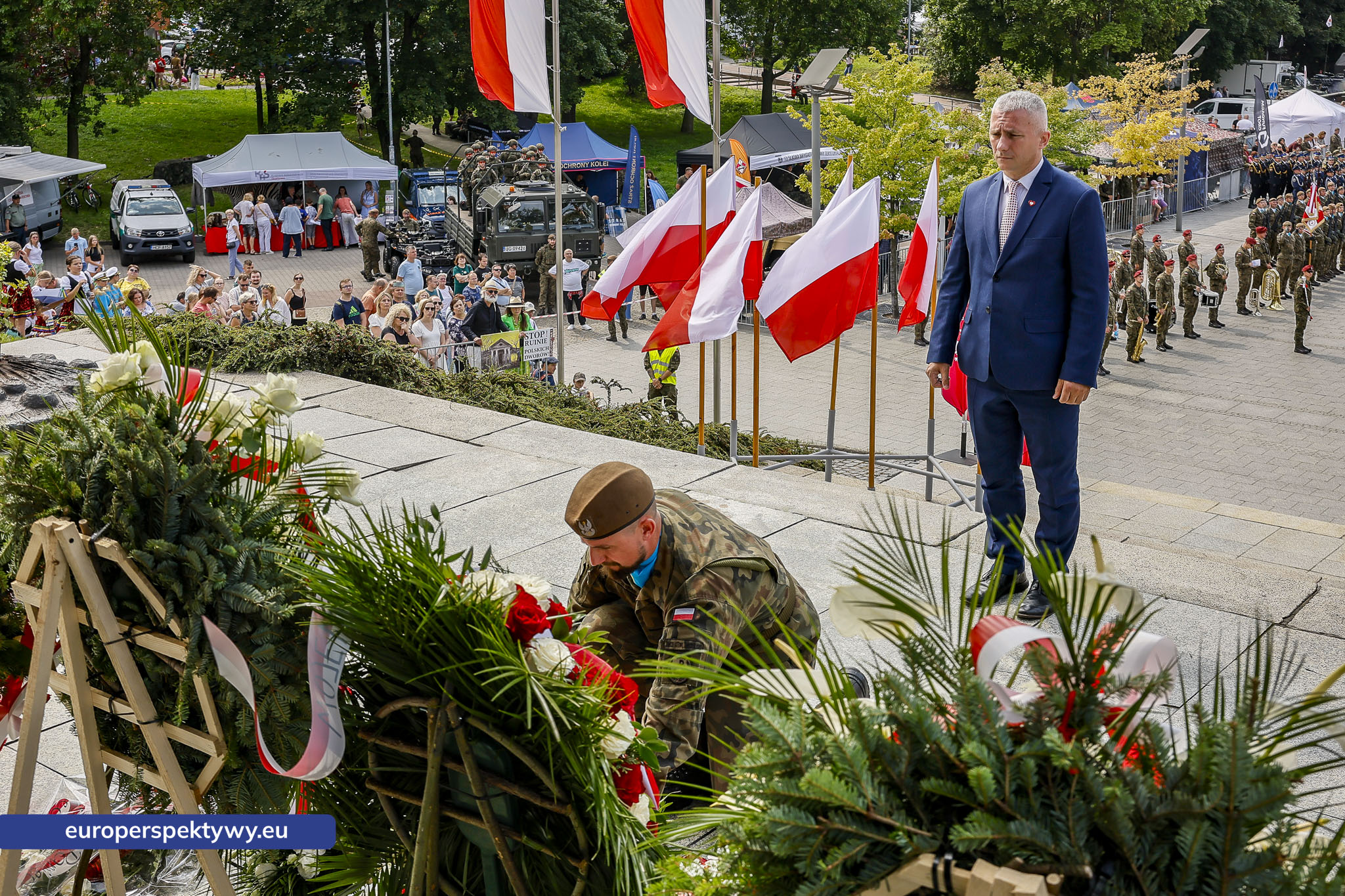 Europerspektywy-367 Europerspektywy Wojewódzkie Obchody Święta Wojska Polskiego w Katowicach – defilada, apel i piknik militarny