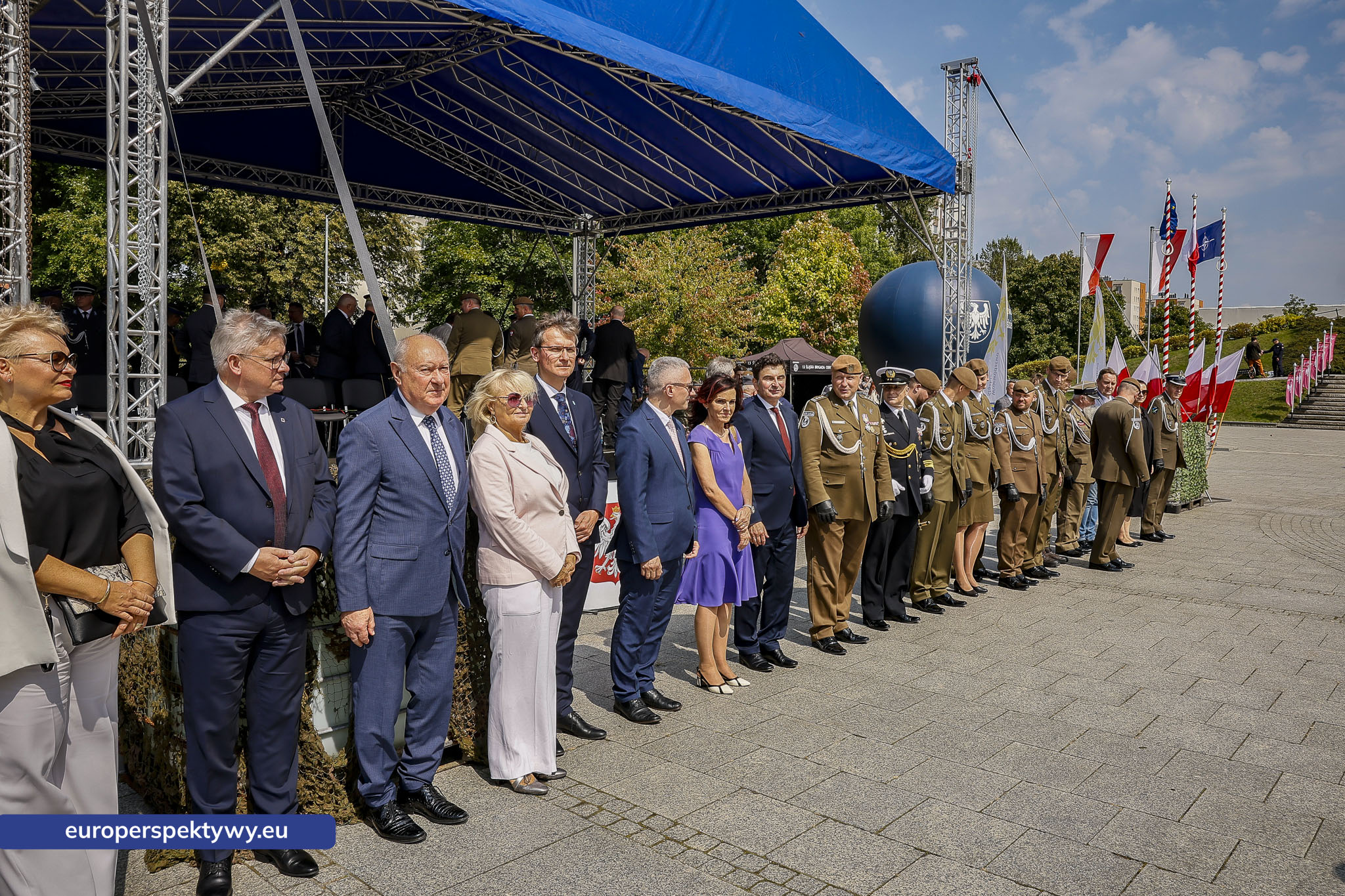 Europerspektywy-372 Europerspektywy Wojewódzkie Obchody Święta Wojska Polskiego w Katowicach – defilada, apel i piknik militarny