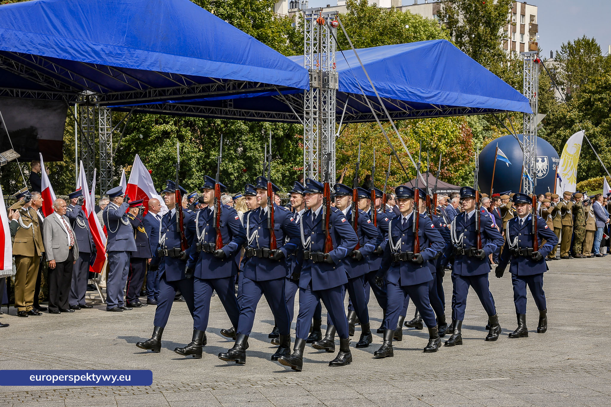 Europerspektywy-392 Europerspektywy Wojewódzkie Obchody Święta Wojska Polskiego w Katowicach – defilada, apel i piknik militarny