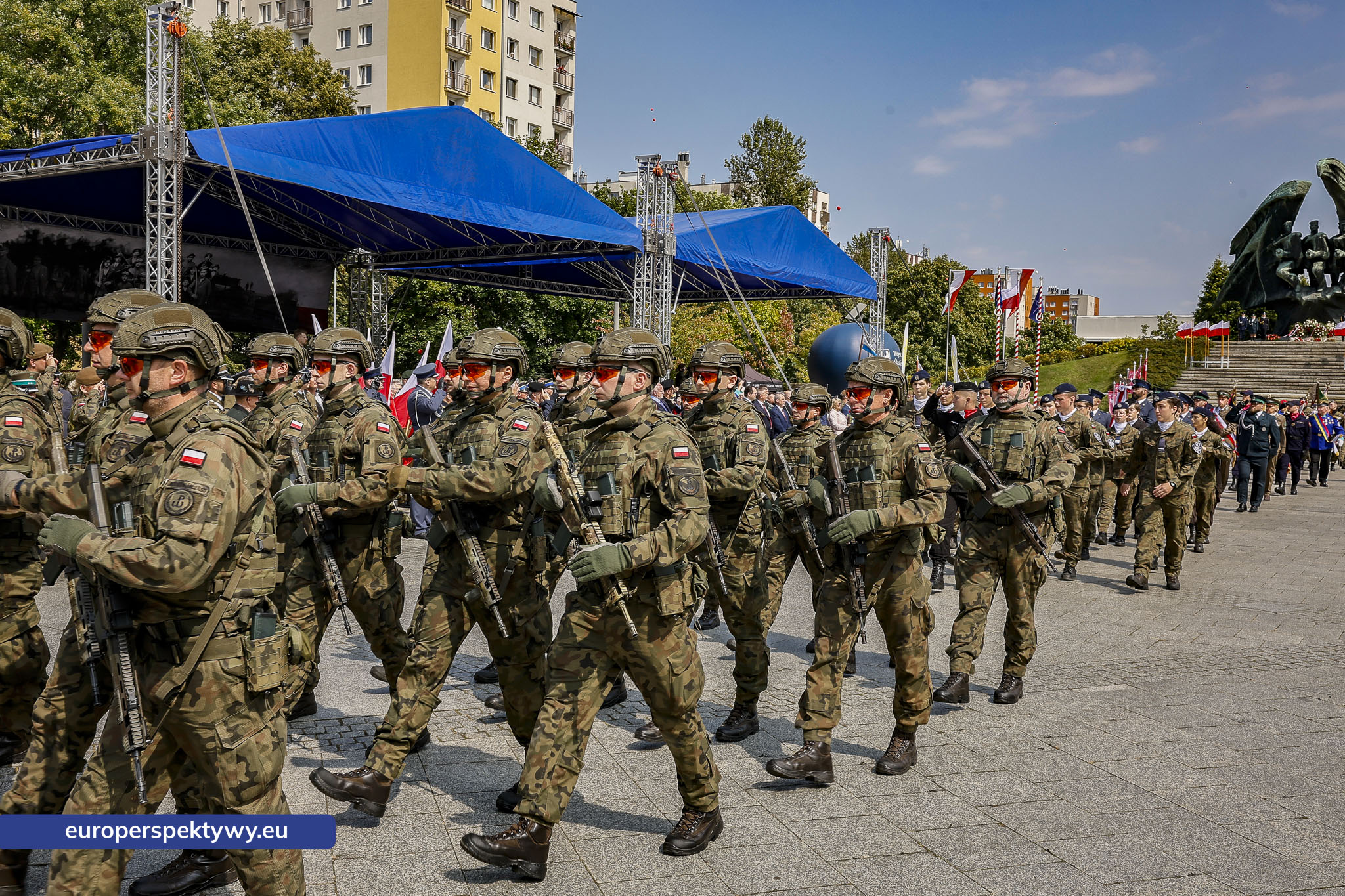 Europerspektywy-395 Europerspektywy Wojewódzkie Obchody Święta Wojska Polskiego w Katowicach – defilada, apel i piknik militarny
