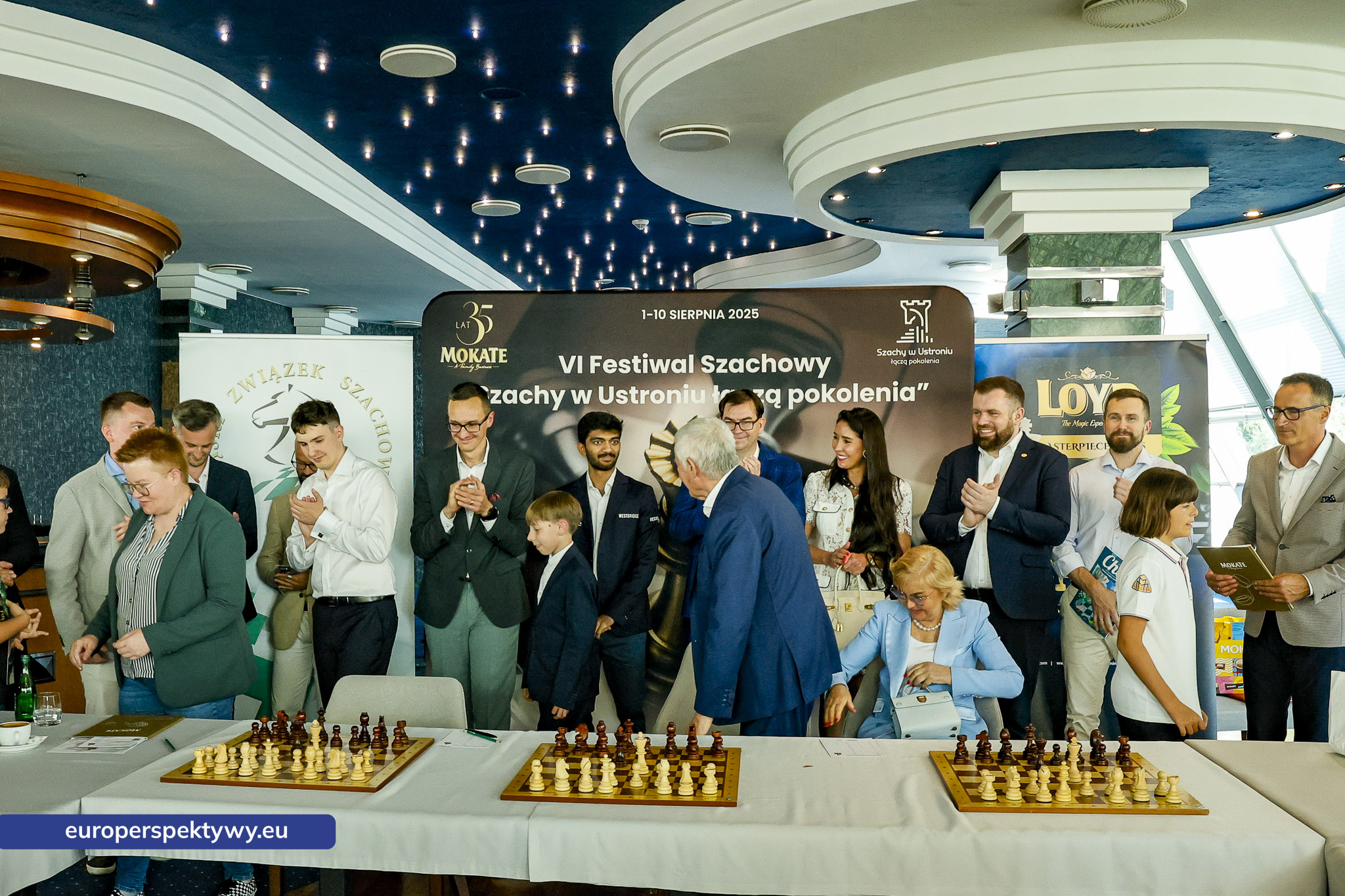 Europerspektywy-84 Europerspektywy Szachy Mokate: symultana z mistrzem świata Dommaraju Gukeshem – wyjątkowe wydarzenie w Ustroniu