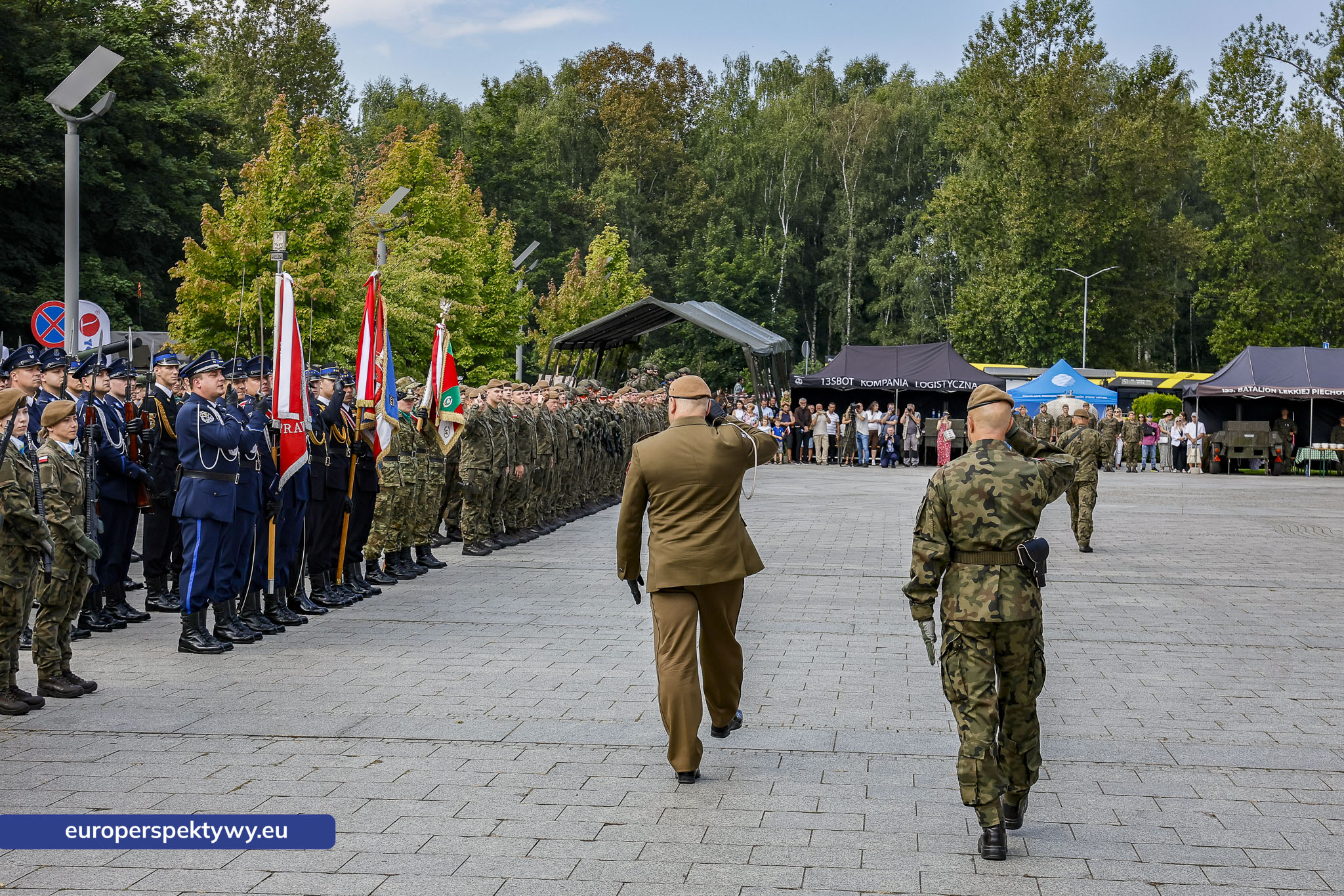 Europerspektywy-91 Europerspektywy Wojewódzkie Obchody Święta Wojska Polskiego w Katowicach – defilada, apel i piknik militarny
