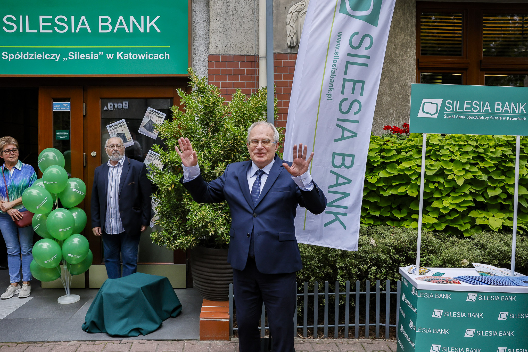 Bank Spółdzielczy Silesia Bebok - Europerspektywy-1 Europerspektywy Śląski Bank Spółdzielczy "Silesia" - odsłonięcie beboka Geldusia