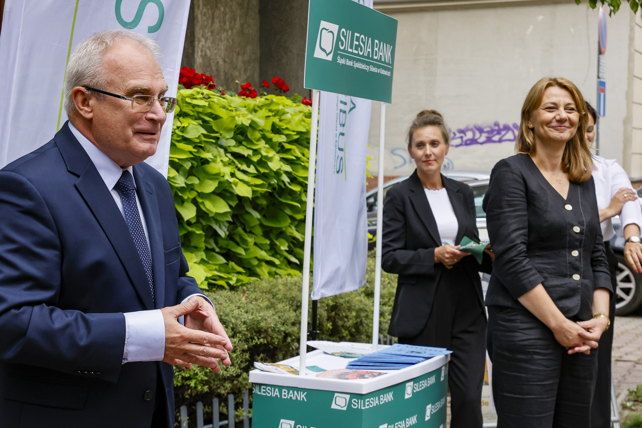 Bank Spółdzielczy Bebok - Europerspektywy-13 Europerspektywy Śląski Bank Spółdzielczy "Silesia" - odsłonięcie beboka Geldusia